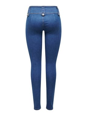 ONLY Skinny-fit-Jeans ONLROYAL REG SK VIS BUT DET DNM PIM