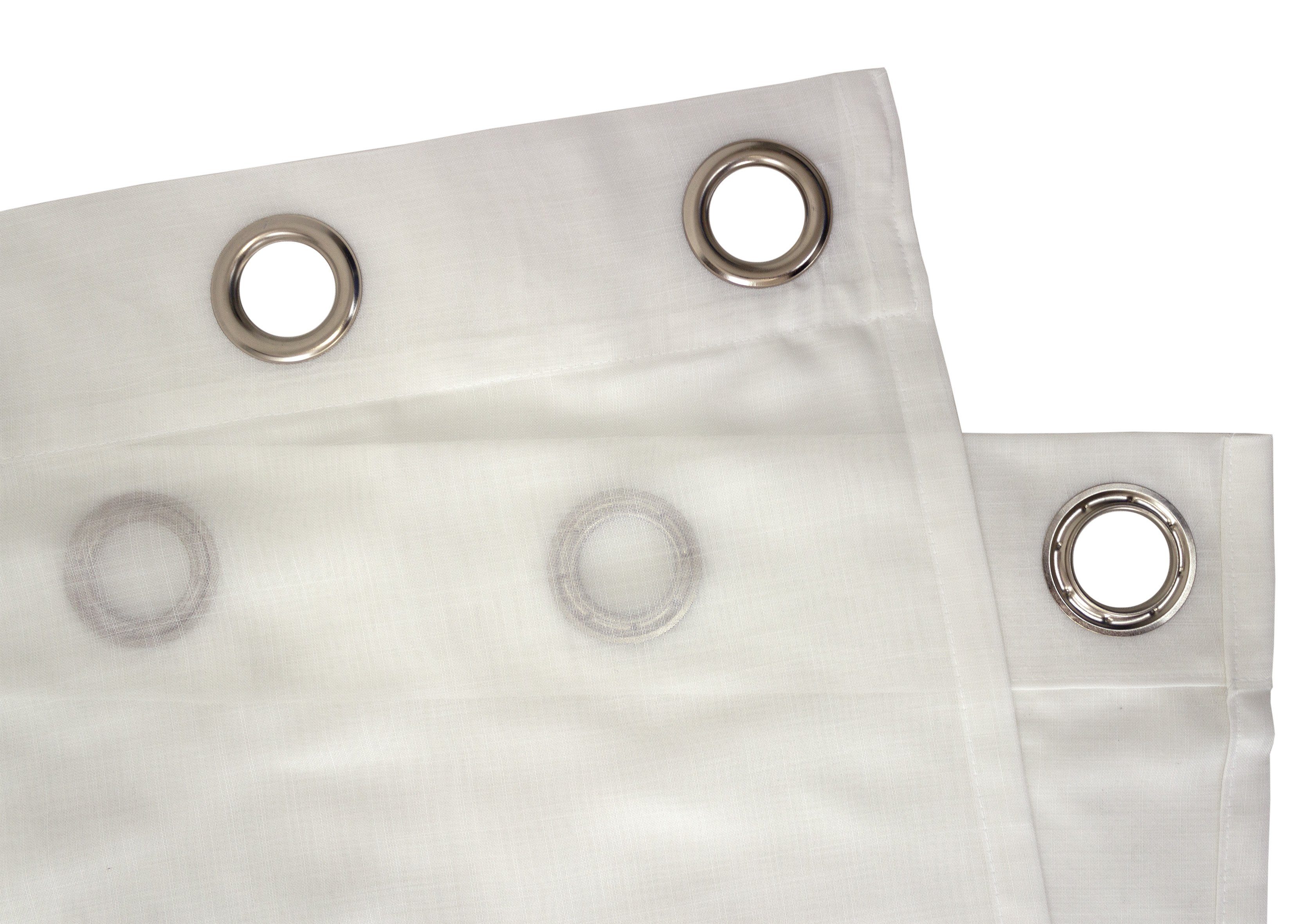 Vorhang Zara, VHG, beige halbtransparent, Farbverlauf, (1 St), Ösen Digitaldruck, Aquarell