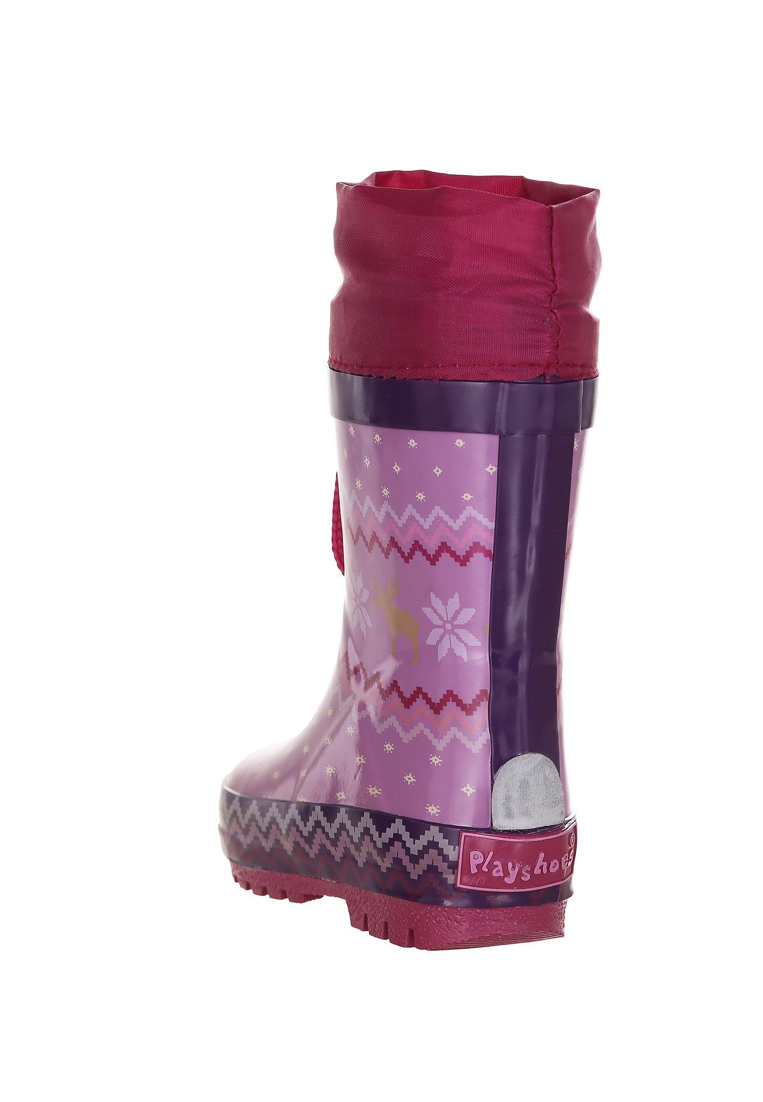 Playshoes Gummistiefel Norweger gefüttert Gummistiefel