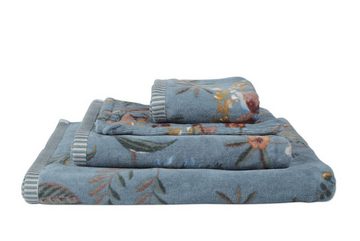 PiP Studio Badaccessoire-Set Secret Garden Handtuch blue 55x100cm (1 Stück)