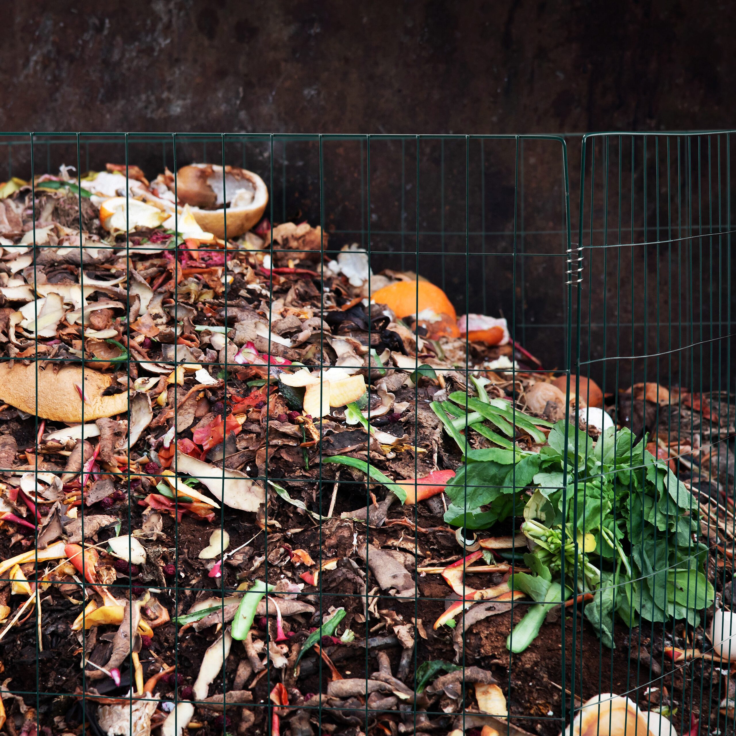 relaxdays Komposter Grüne Komposter Metall 2er Set, BxTxH: 90x90x70 cm, 560 l