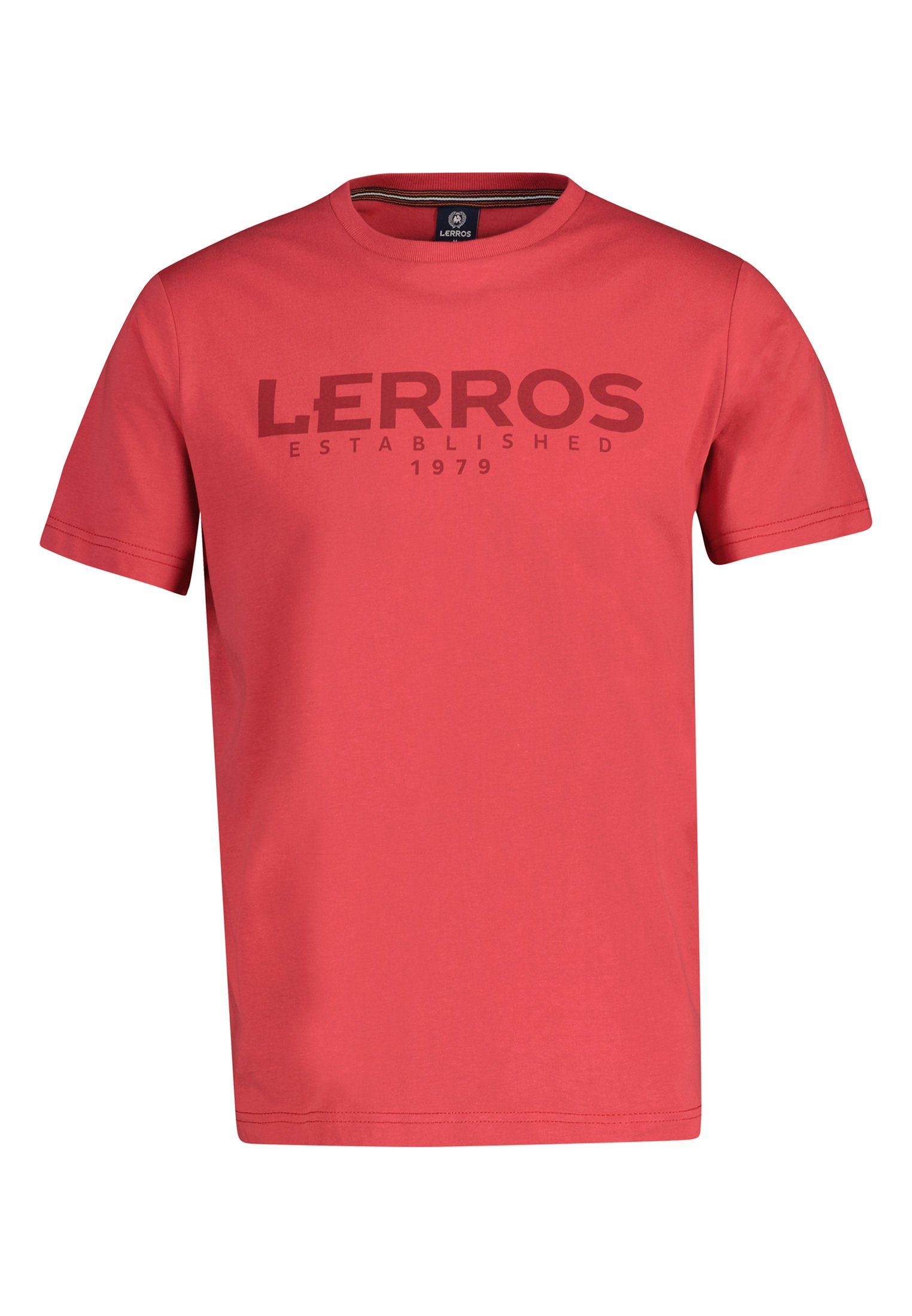 LERROS T-Shirt LERROS T-Shirt mit Logo DUSTY ROSE