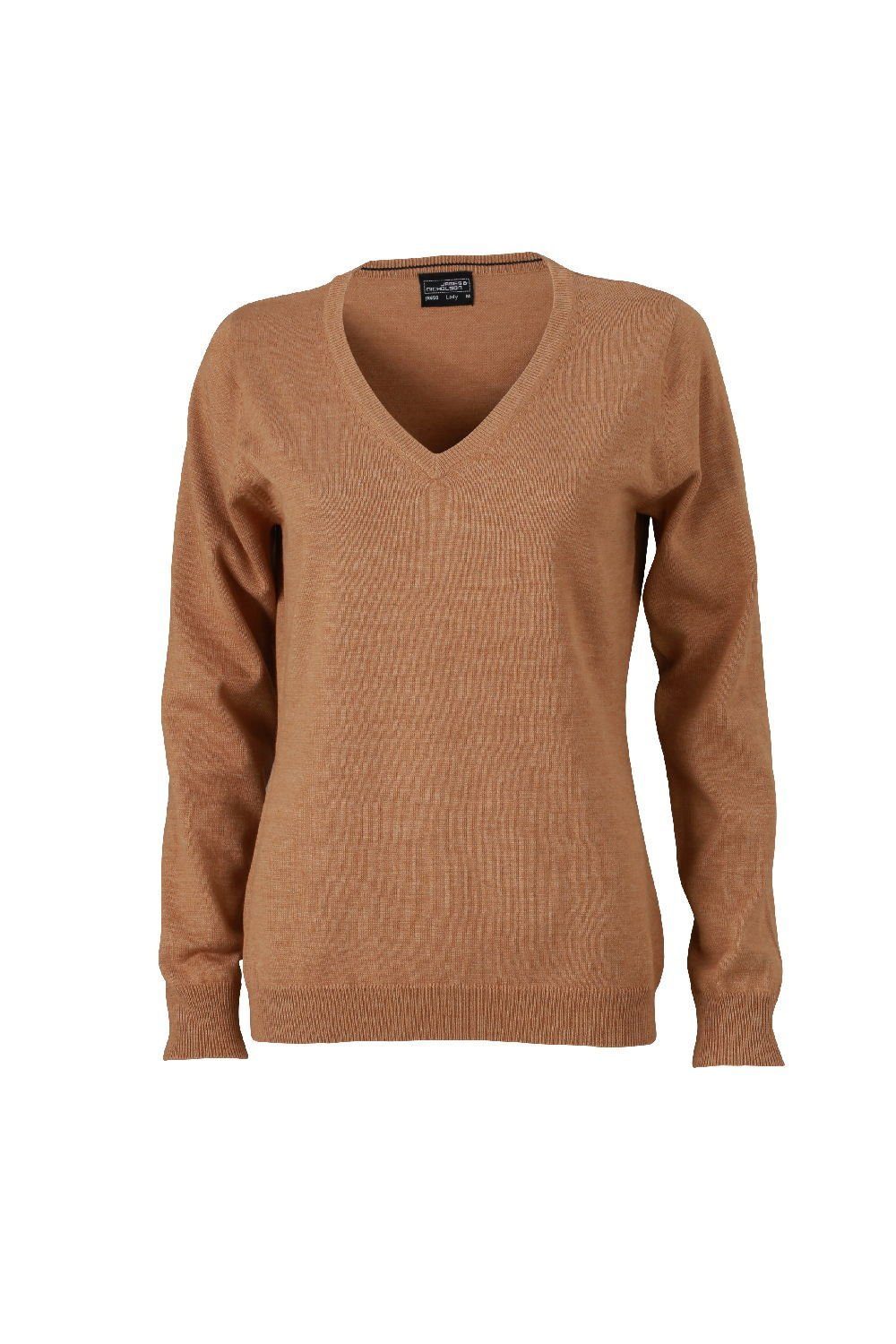 Daiber Strickpullover JN 658 Damen V-Neck Pullover Leichte Strickqualität