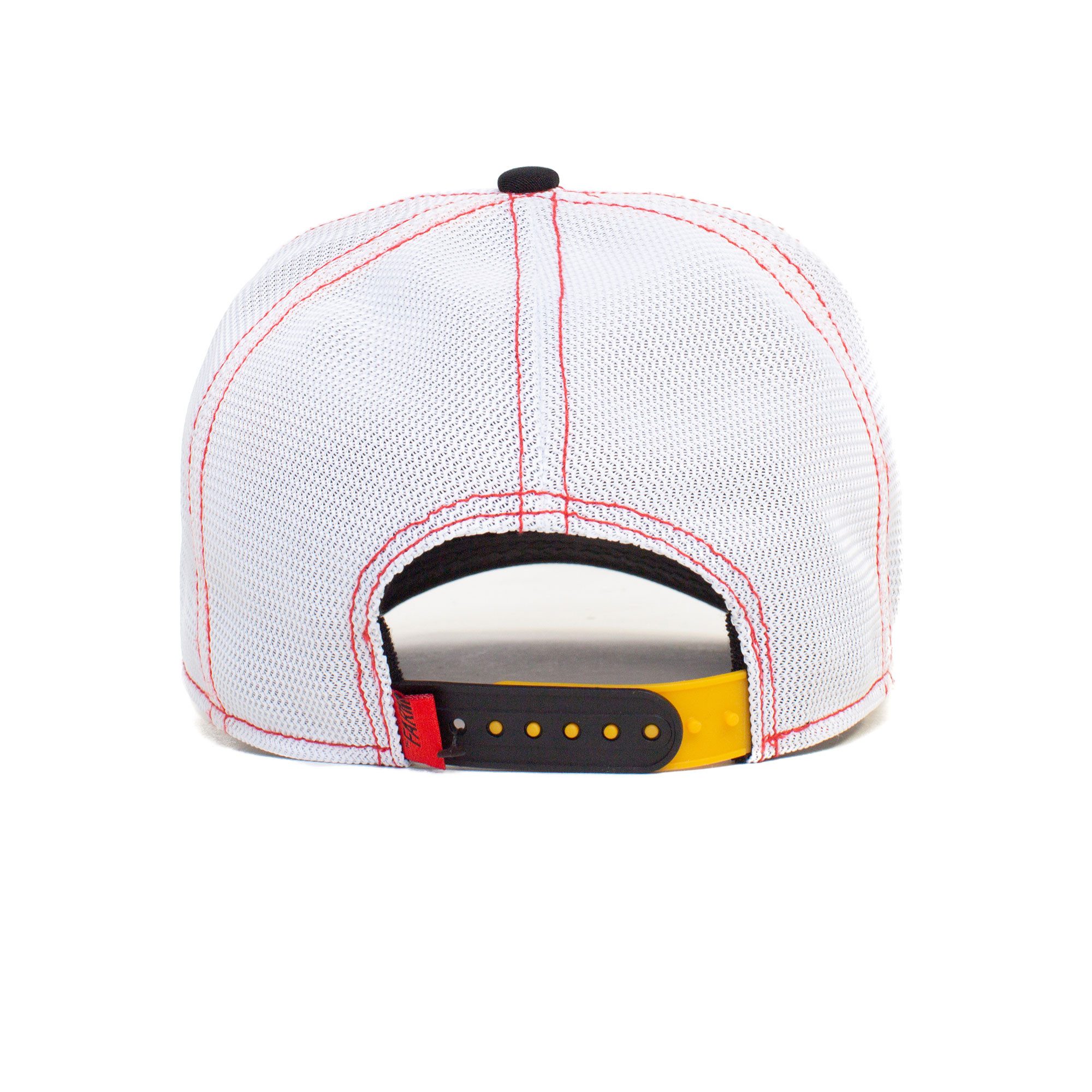 GOORIN Bros. Trucker Cap Goorin Bros. The Red Queen Trucker Mesh Cap Patent Leather White (Basecap, Meshcap, Trucker Kappe)