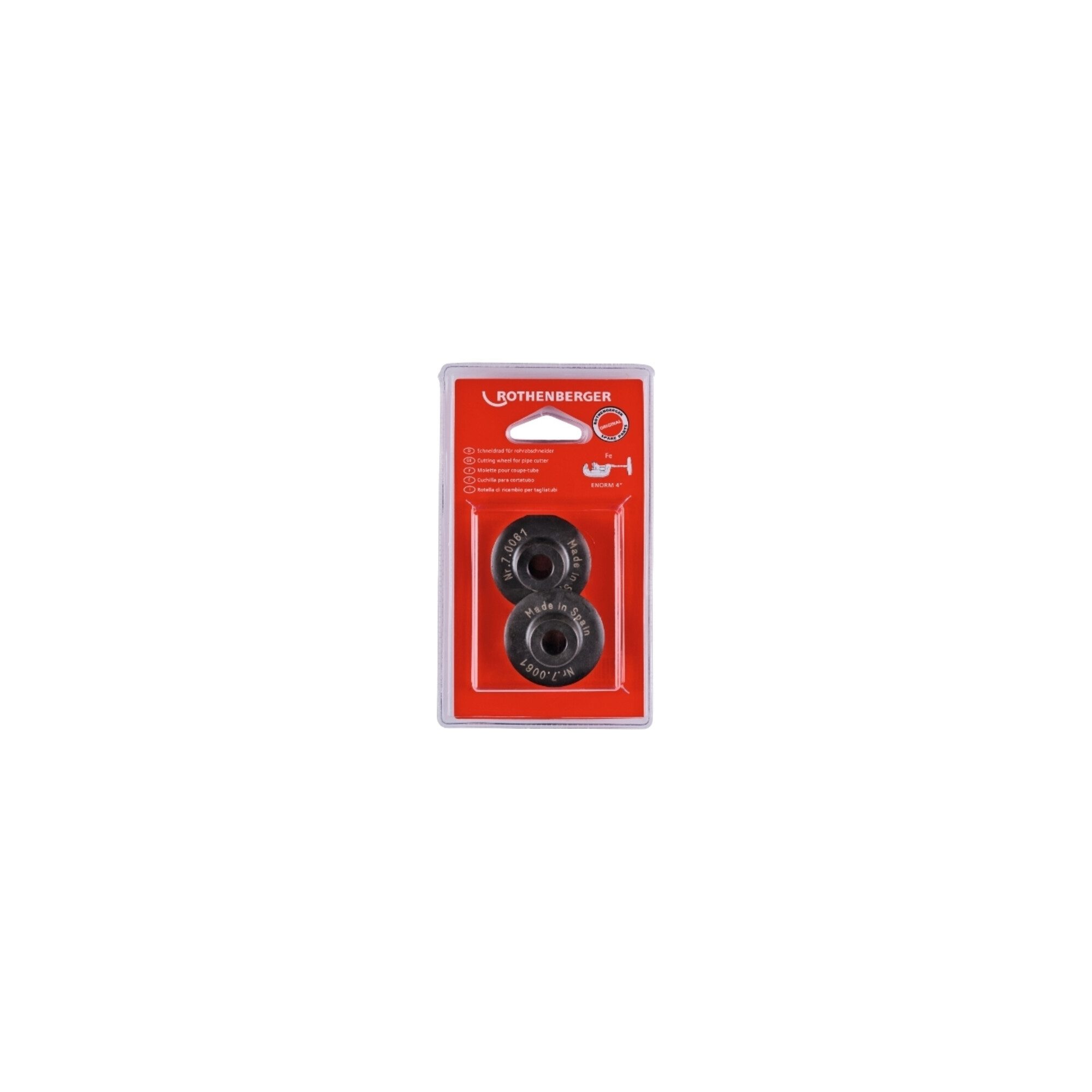 Rothenberger Zubehör-Set Rothenberger Schneidrad f. ENORM 4", 2 Stück