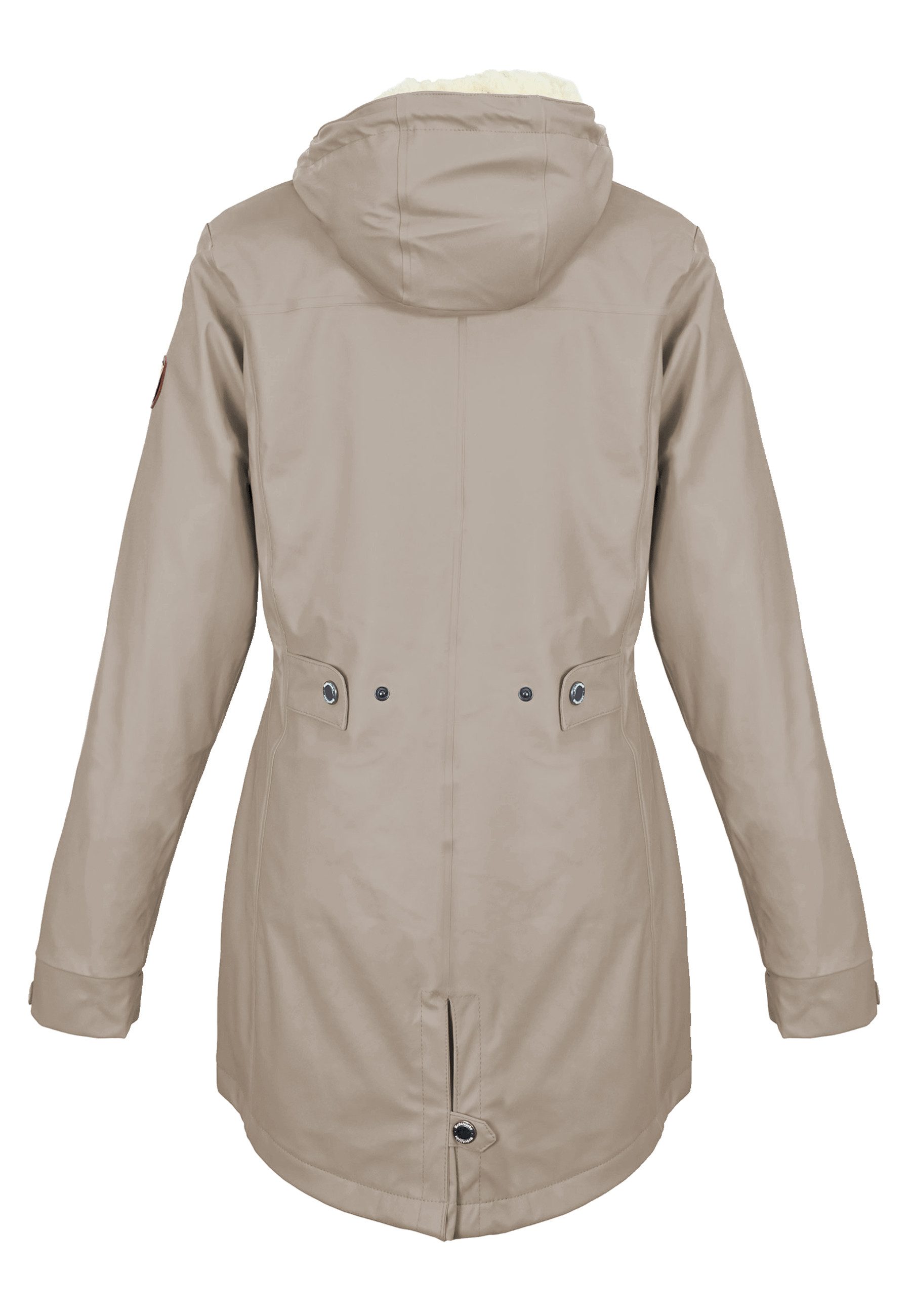 Regenliebe Regenjacke Friesennerz Regenparka mit Teddyfleece gefüttert – Bild 5 von 5