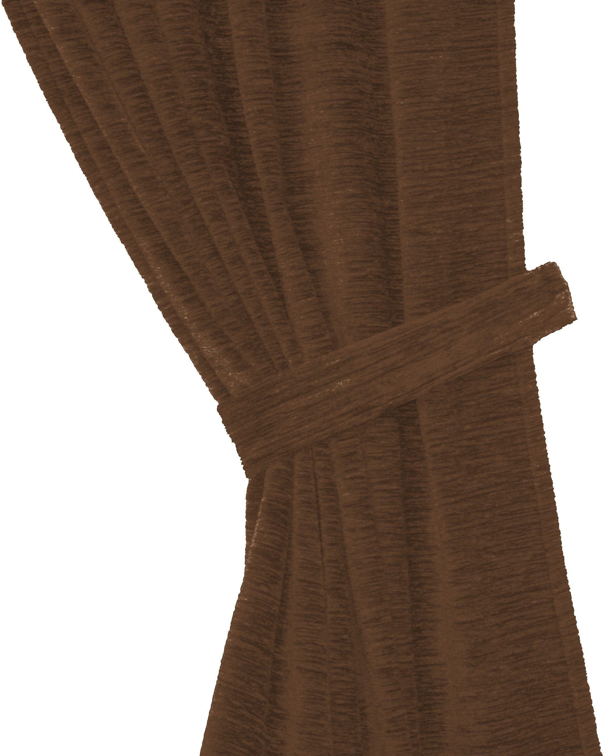 Wirth Raffhalter Thermo-Chenille 288g/m², Gardinen, (2-tlg), 2-er Set