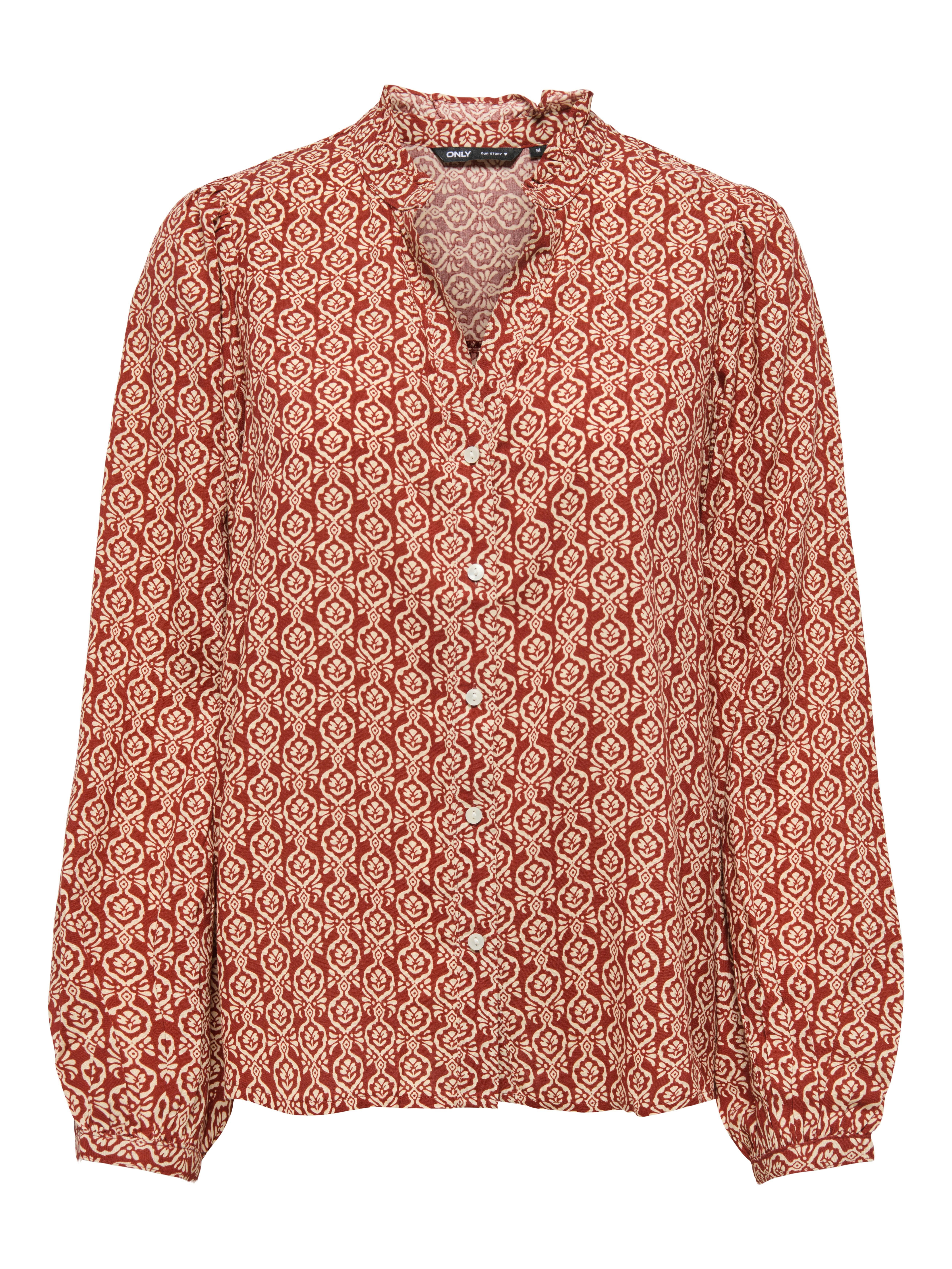 ONLY Langarmbluse ONLRAYA L/S SHIRT WVN Viskose, regular fit