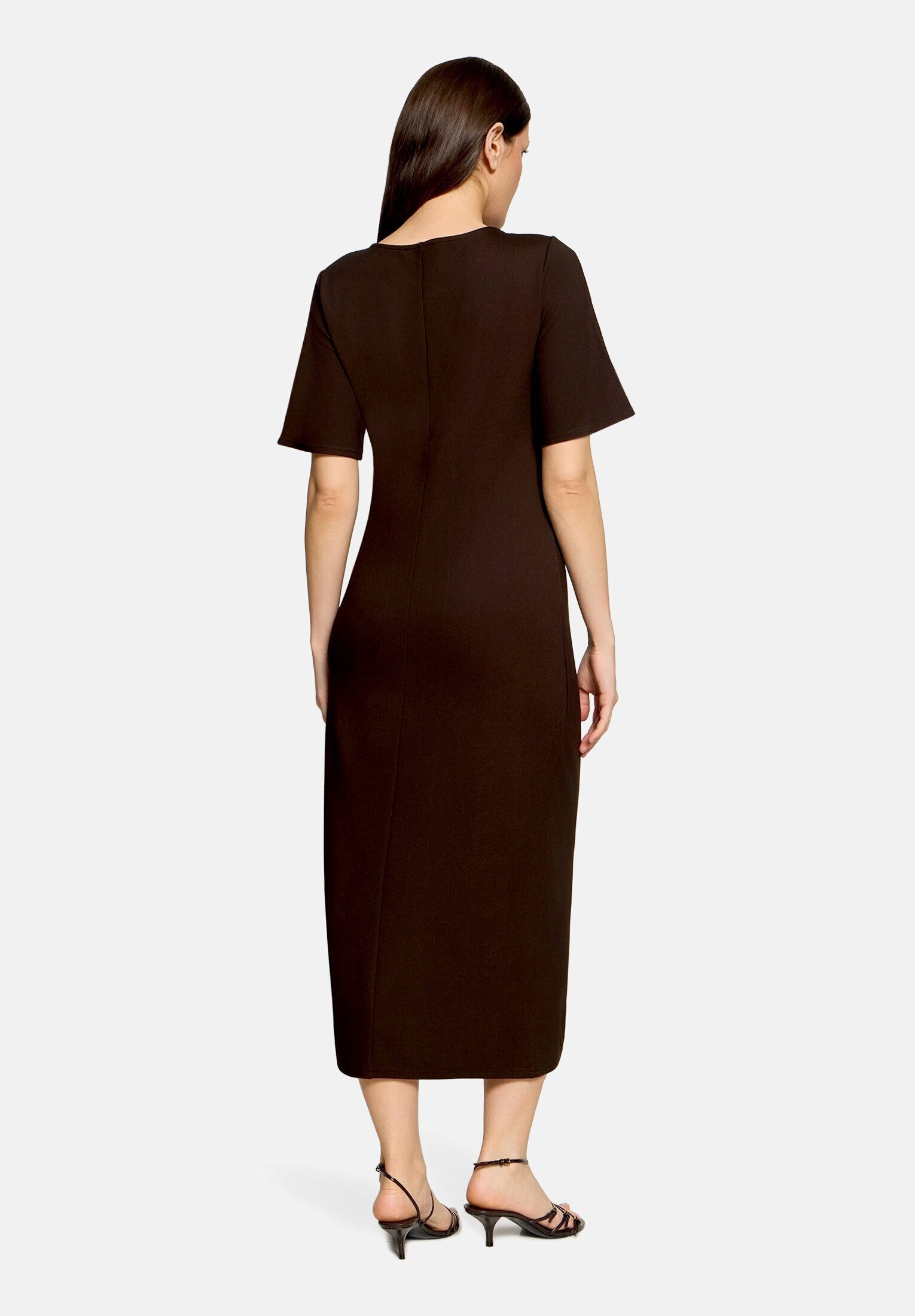 Cartoon Midikleid Damen mit Raffung