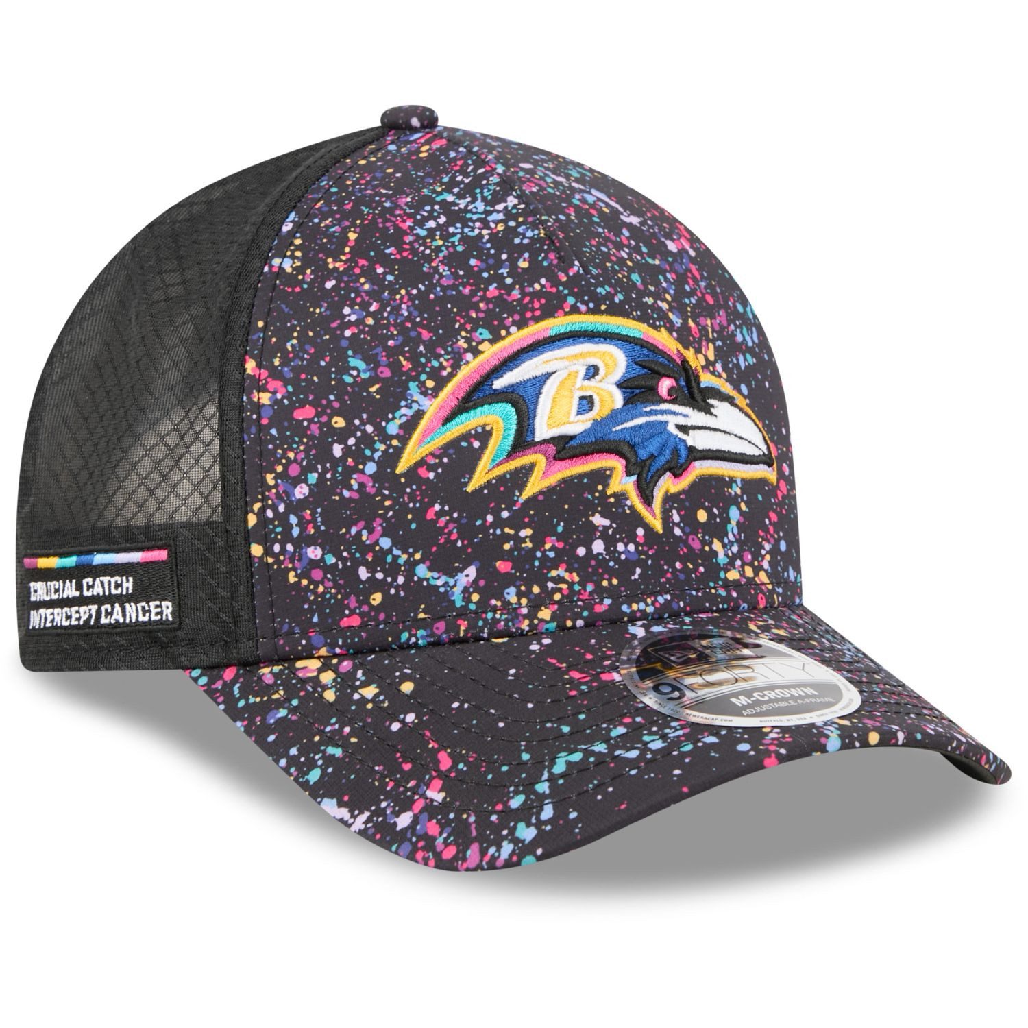New Era Fleecemütze 9Forty MCrown Trucker CRUCIAL Baltimore Ravens