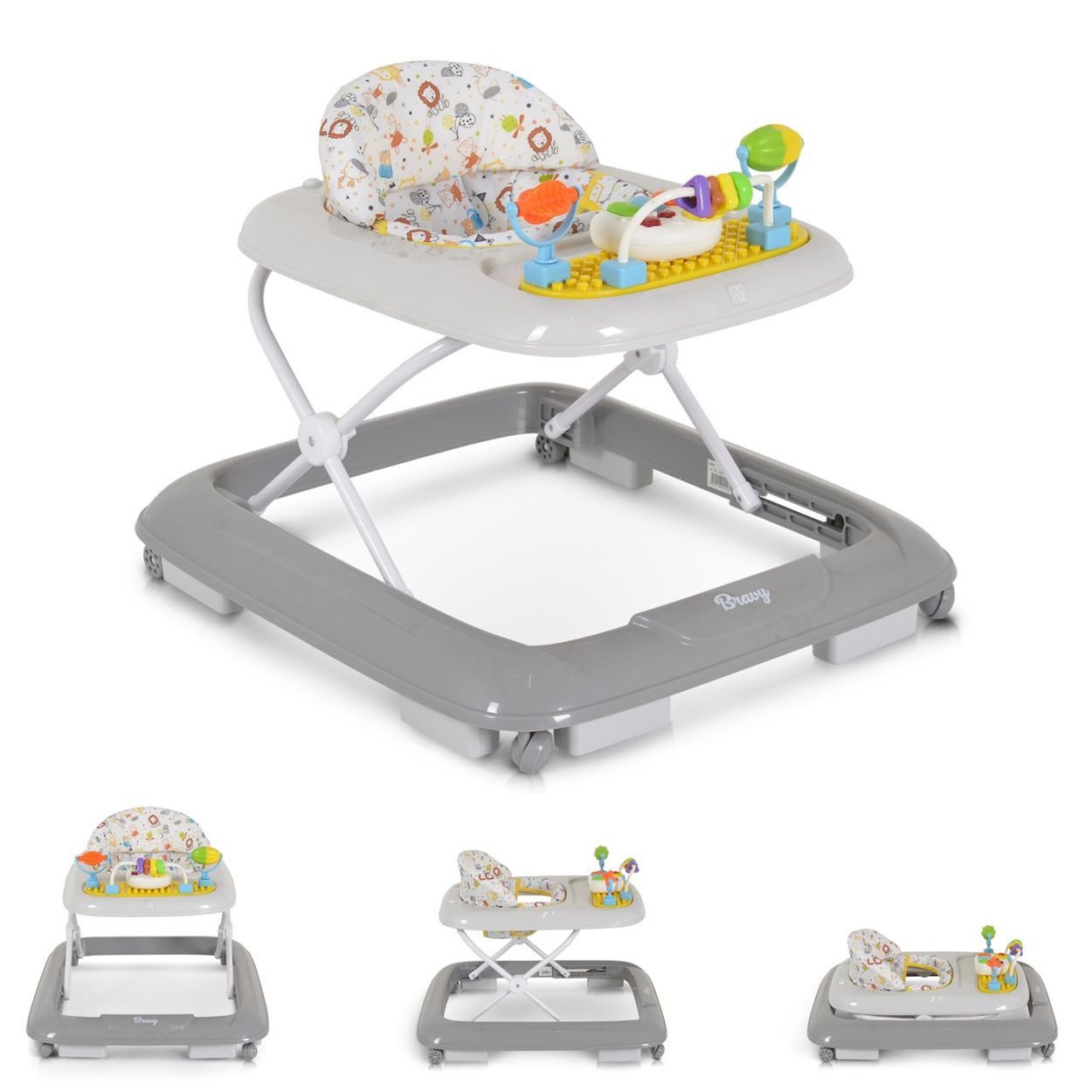 Moni Lauflernhilfe Bravy, Musik, Silikon, Stopper, Spielbrett, Spielcenter, Musikfunktion