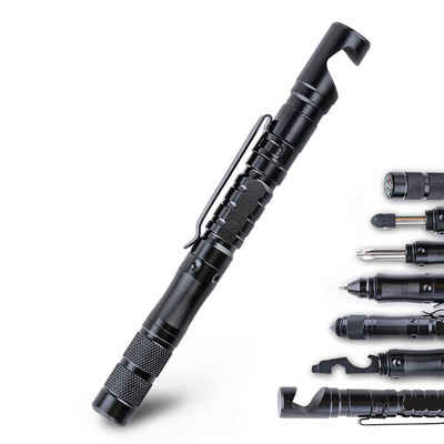 CALIYO Multitool Taktischer Stift Männer Geschenke, 11 IN 1 Technik Gadgets, Hohe Multifunktionalität