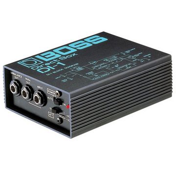 Boss by Roland E-Gitarre DI-1 aktive DI-Box mit XLR Kabel