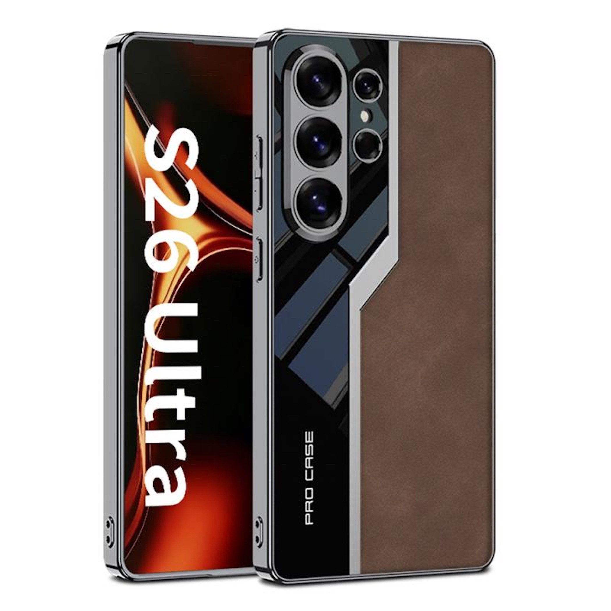 Wigento Handyhülle Schutz MagSafe für Samsung Galaxy S26 Ultra 5G Hülle Galvanik Cover, MagSafe, Vakuumgalvanisierung, Kamera Schutz
