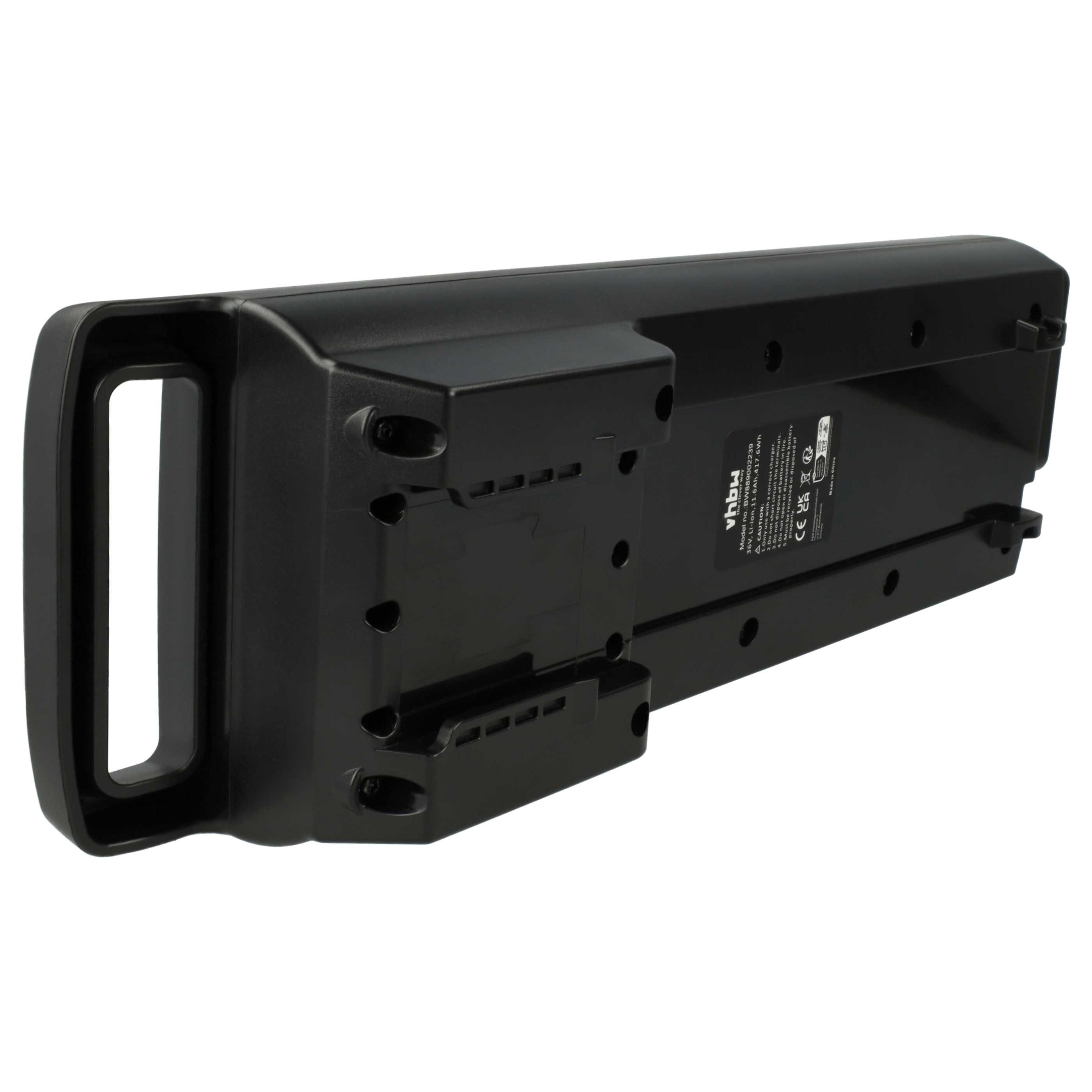 vhbw Akku Ersatz für Bosch 0275007531, 0275007522, 0275007505, 0275007502, E-Bike Akku Akku Li-Ion 11600 mAh (36 V, 1 St), Leistungsfähiger Austausch-Akku für Pedelec, Elektrofahrrad, E-Bike