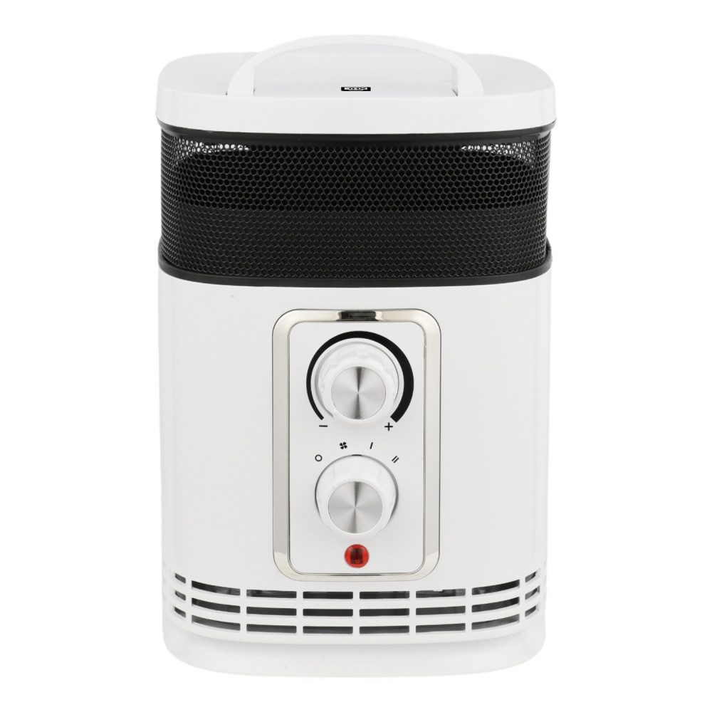 SHX Heizlüfter 360PTC - leistungsstarker Heizlüfter - 1500W - weiss, 1500 W