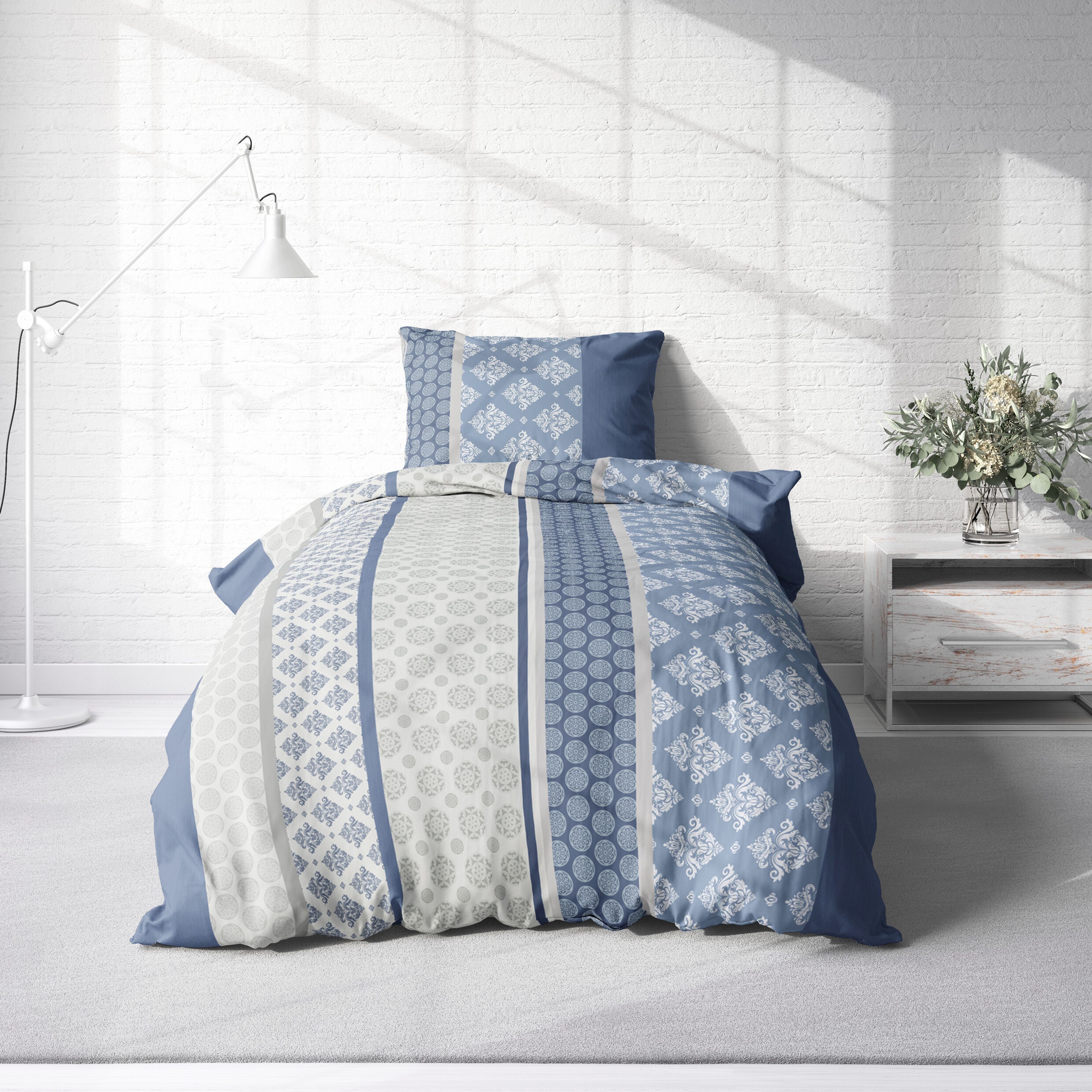 One Home Bettwäsche Ornamente Winter, Biber, 2 teilig, Paisley Retro Design günstig online kaufen