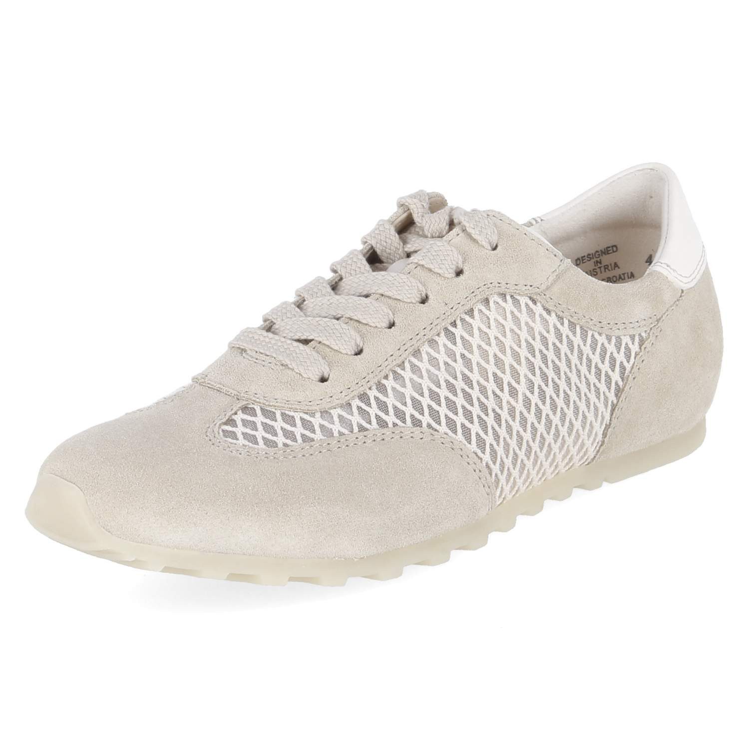Paul Green Paul Green 5542-009 Damen Leder & Textil beige Schnürschuh günstig online kaufen