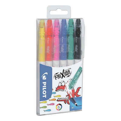 PILOT Filzstift FriXion Colors, (6-tlg), radierbar