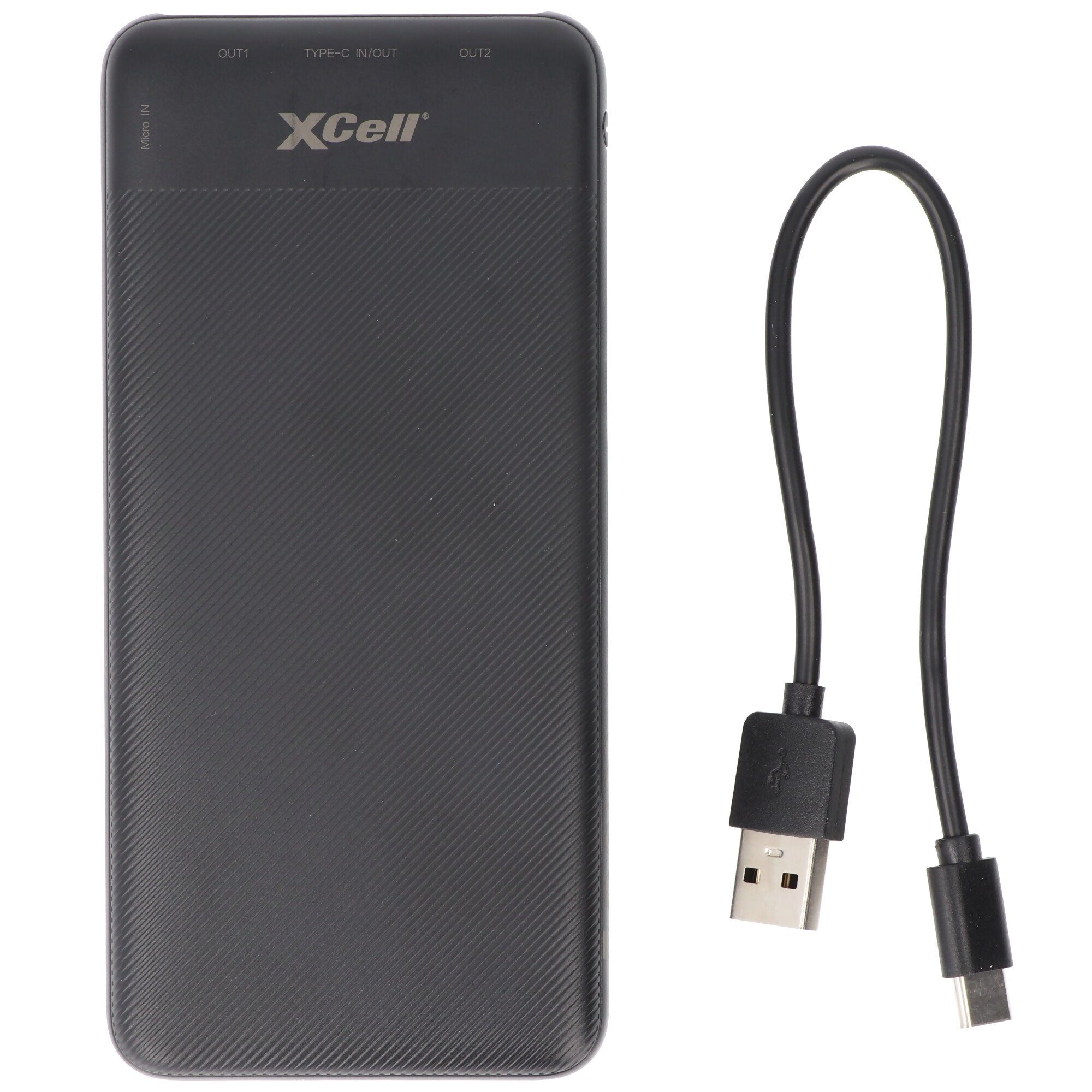XCell XCell Powerbank X10000PD mit 10.000mAh Kapazität, USB-C PD3.0, Quick- Akku 10000 mAh (3,7 V)