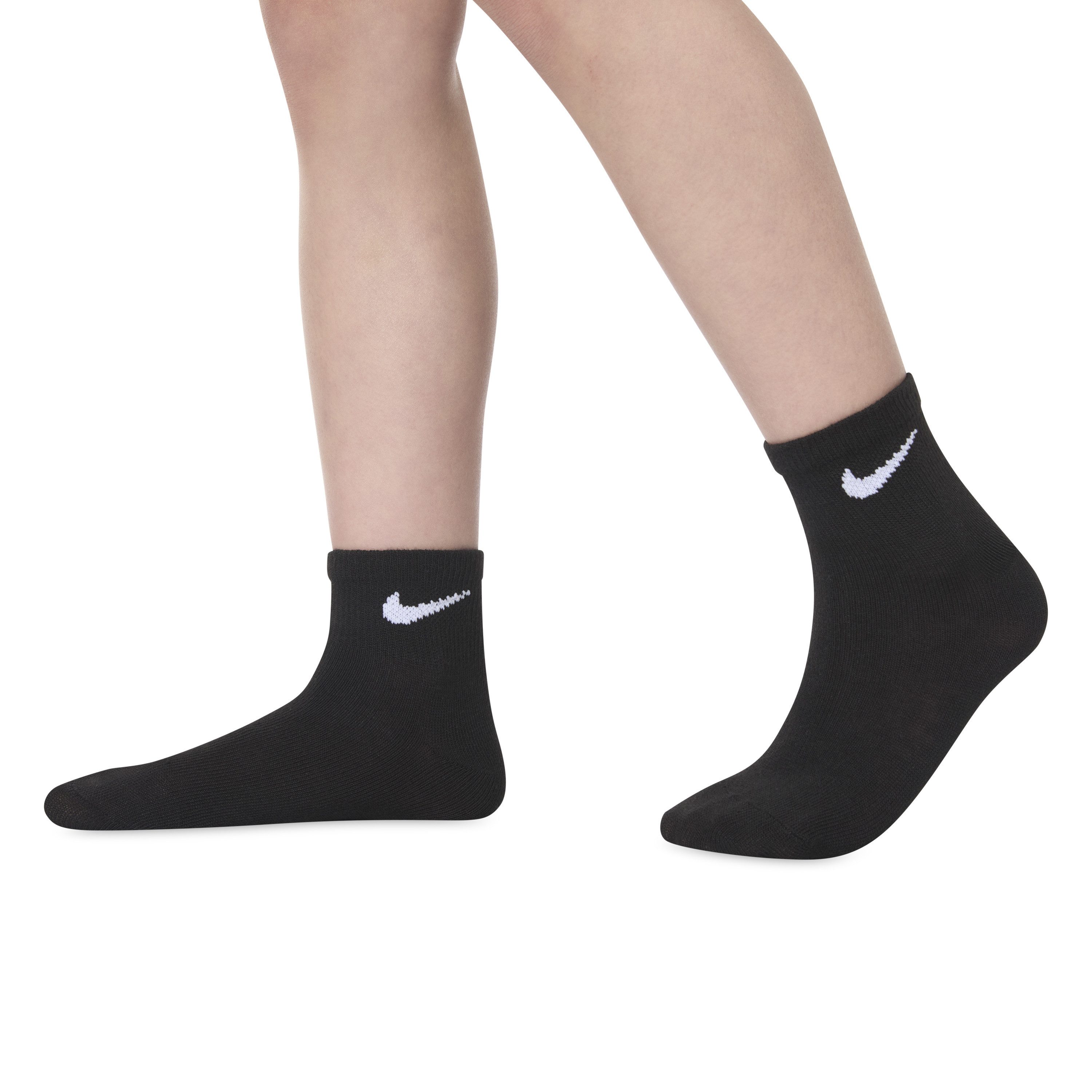 Nike Sportswear Sportsocken NHN NIKE BASIC PACK QUARTER (Packung, 6-Paar) für Kinder, für vielseitige Aktivitäten