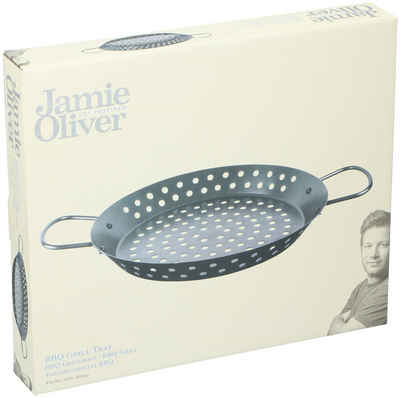 JAMIE OLIVER Grillpfanne Jamie Oliver Grill Grillrost Lochpfanne Maronen 30cm Grillpfanne, Stahl (1-tlg), 30cm