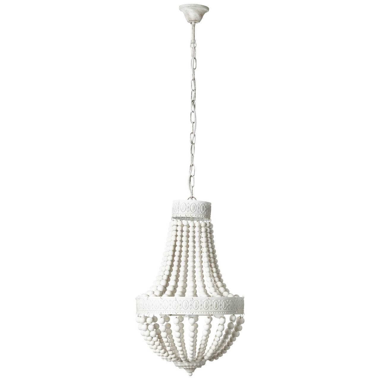 Brilliant Pendelleuchte Liba, Lampe Liba geeignet für 3x E14, weiß Kronleuchter 18W, 3flg D45, Tro