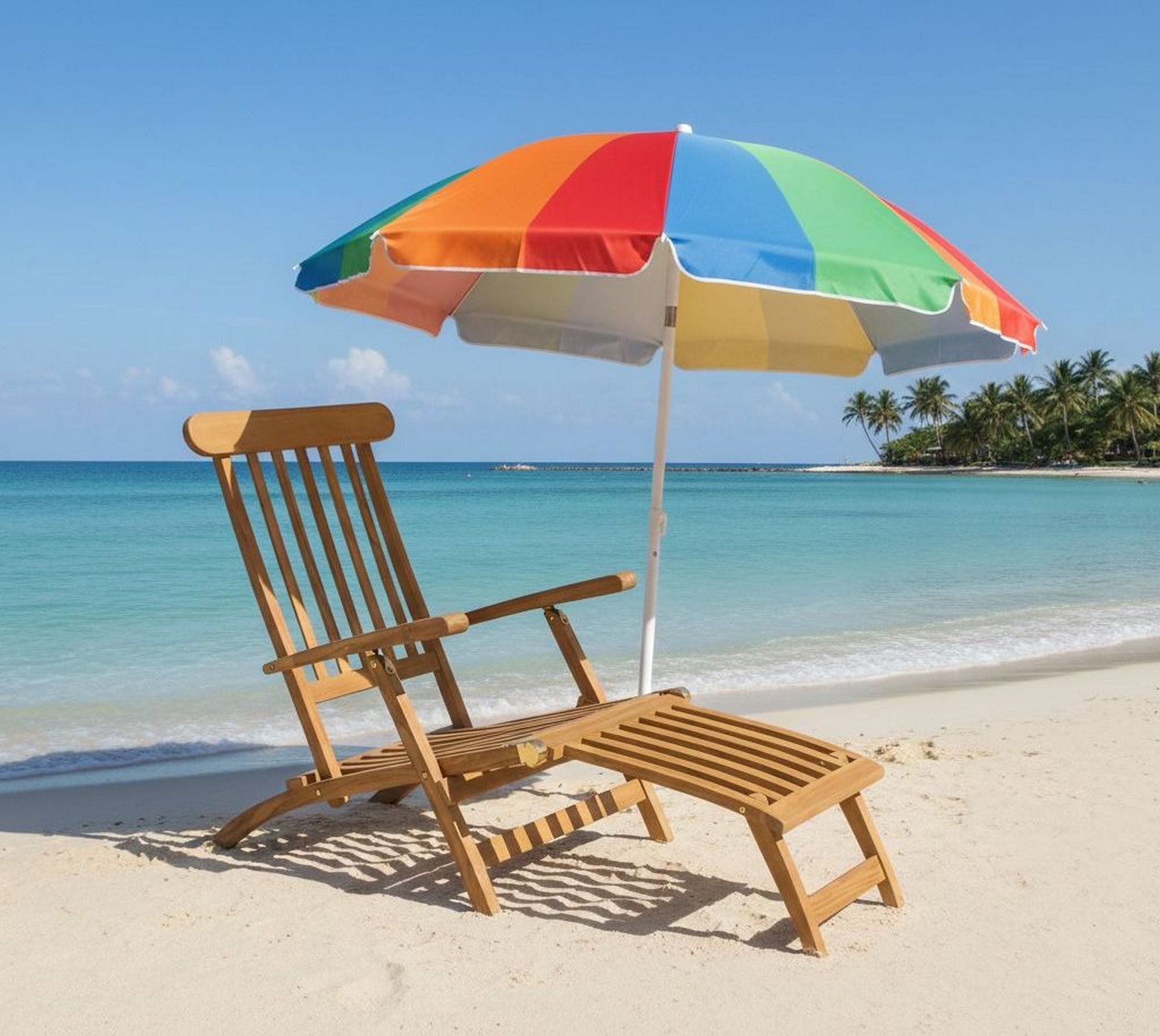 Lesli Living Gartenliege Lesli Living Deckchair Derry Teak