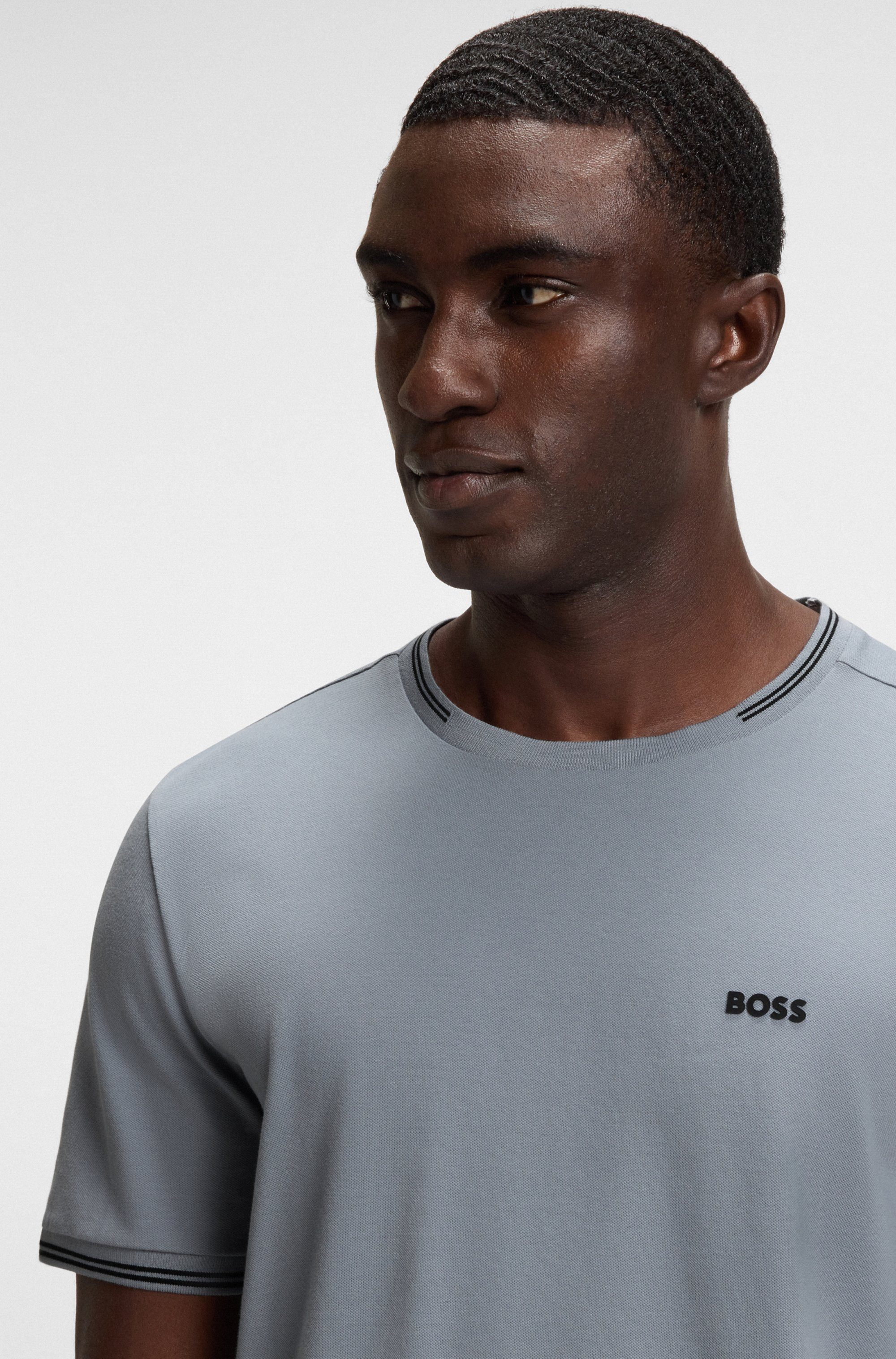 BOSS GREEN T-Shirt Taul mit kontrastfarbenen günstig online kaufen