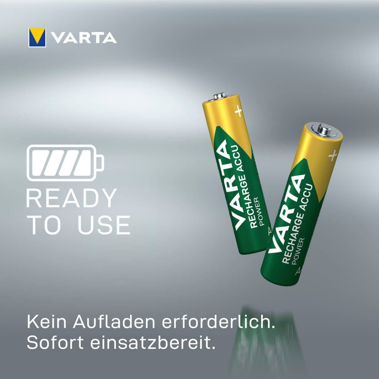 VARTA Recharge Accu Recycled AAA 800 mAh Akkupacks Micro 800 mAh (6 St)