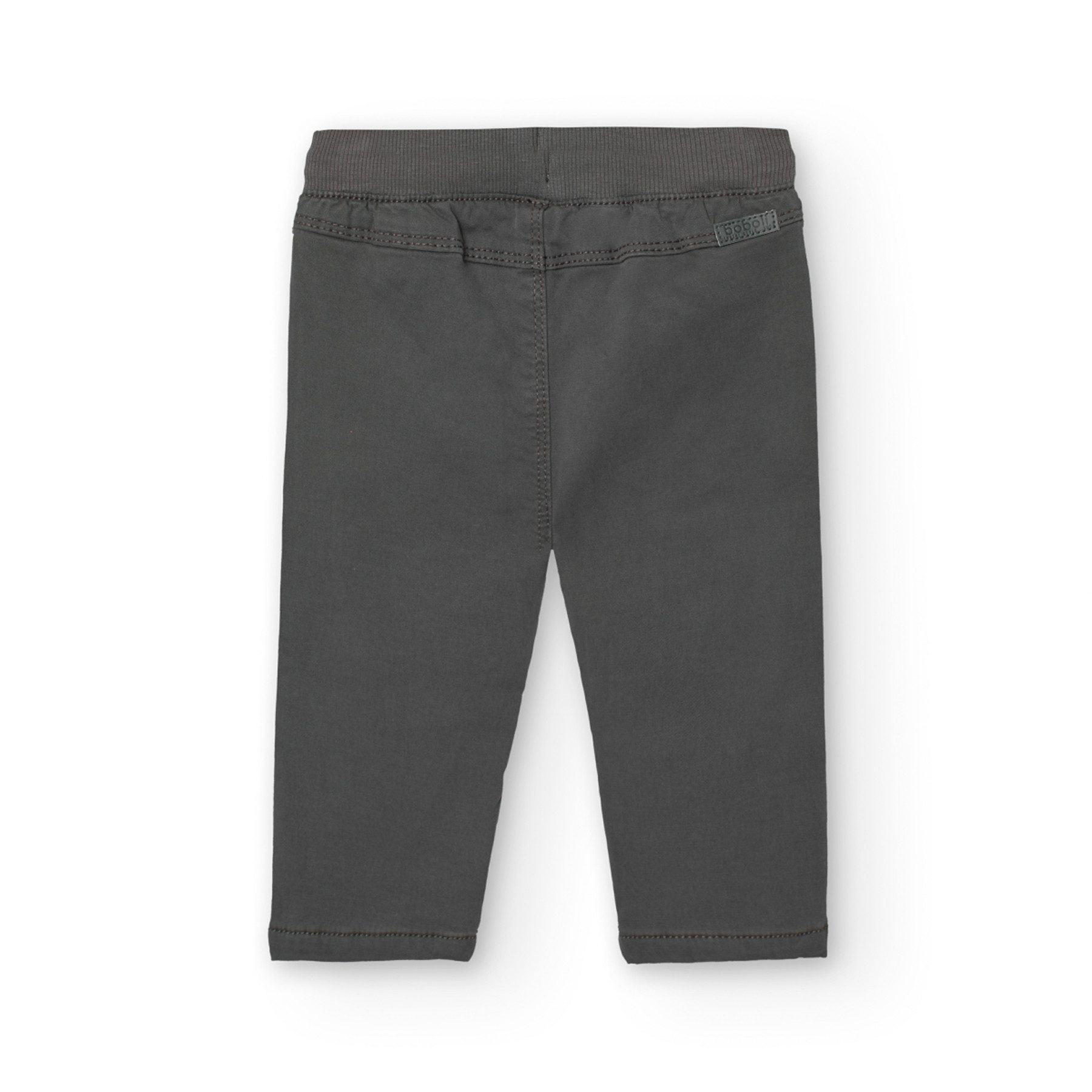 BÒBOLI Thermohose BÒBOLI Hose gefüttert Gabardine anthrazit (1-tlg., kein Set)