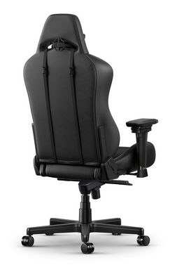 AKRacing Gaming-Stuhl Master Premium Black Softouch, Kunstleder, 4D-Armlehnen, Stahlrahmen