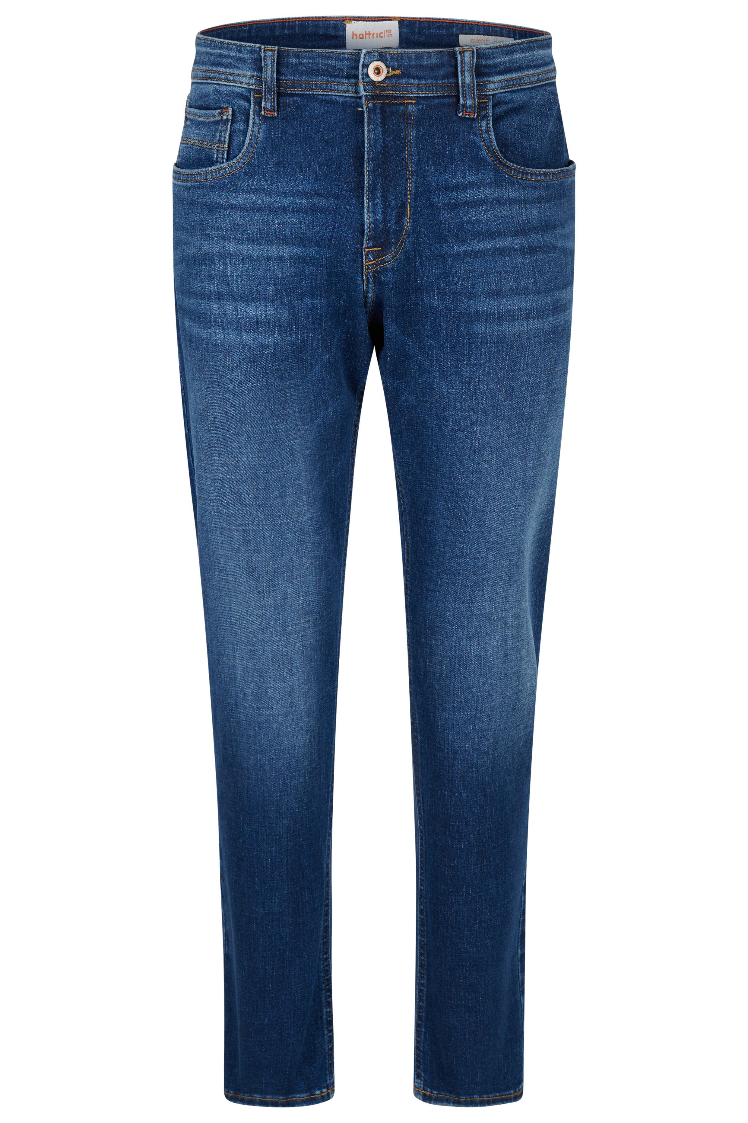 blue Slim-fit-Jeans Hattric