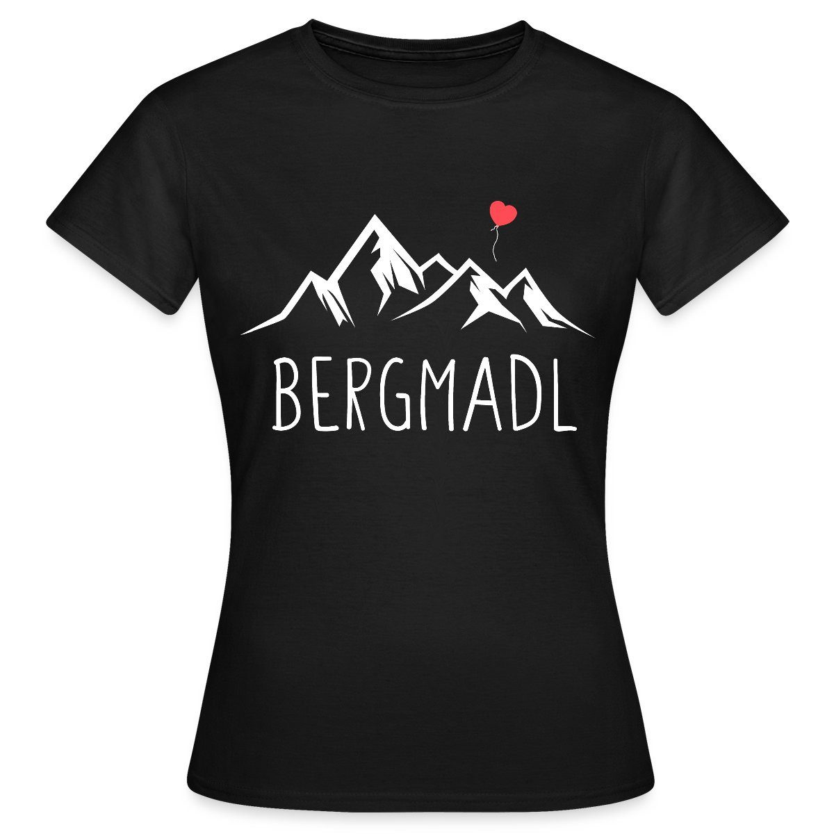 Spreadshirt T-Shirt Bergmadl Wandern Berge Alpen Damen Frauen T-Shirt (1-tl günstig online kaufen