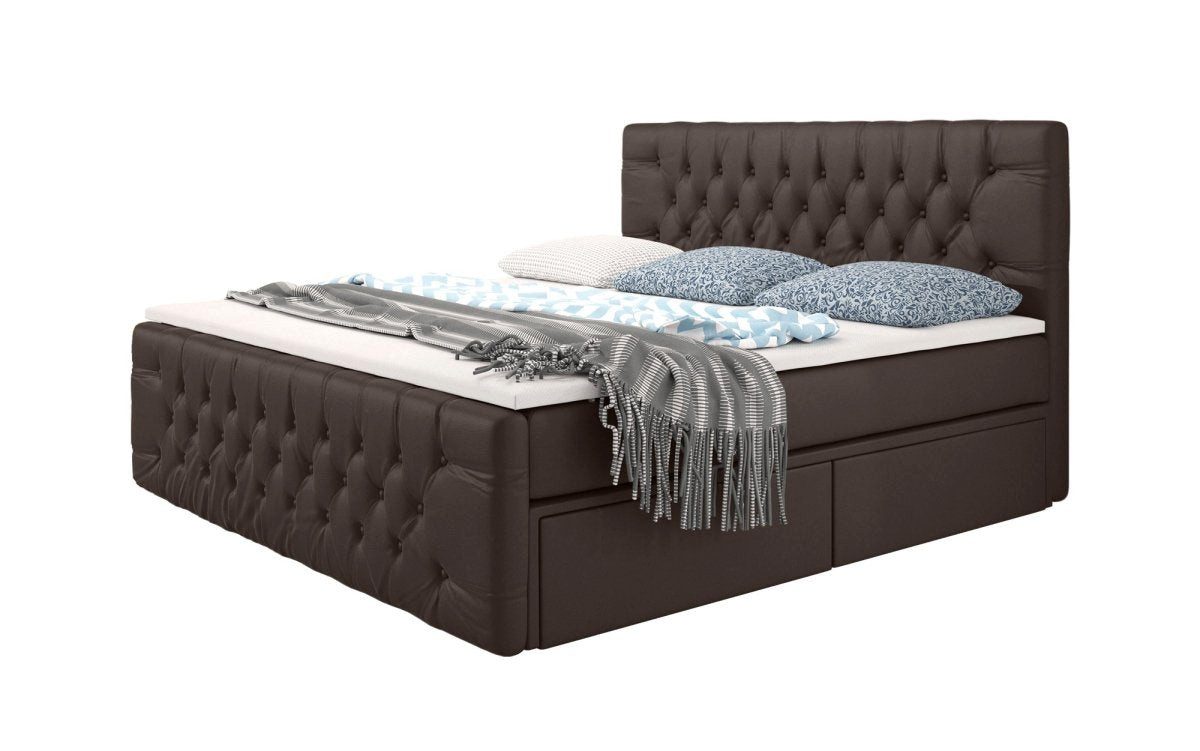 Luxusbetten24 Boxspringbett Bellissimo, mit 4 Schubladen günstig online kaufen
