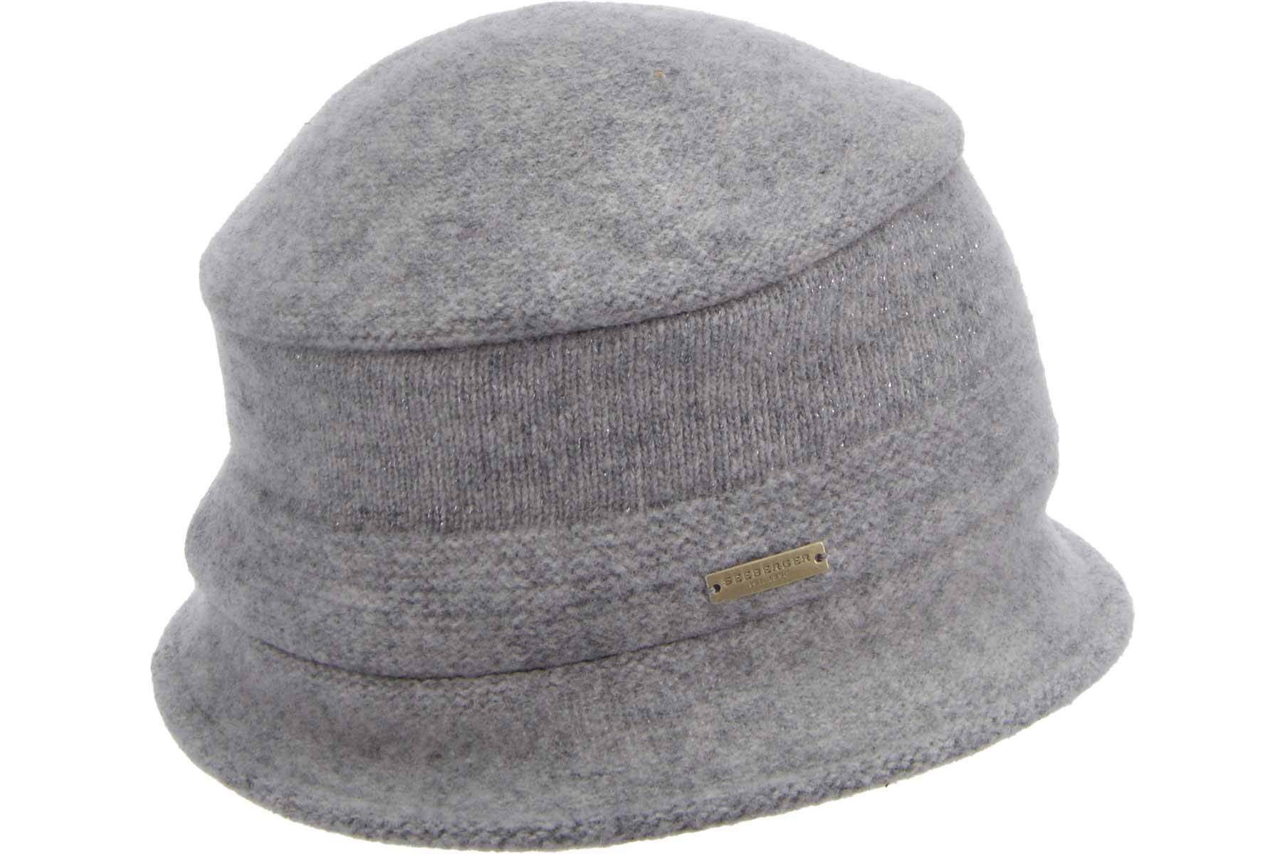 Seeberger Filzhut Walk Glocke mit glänzendem Einsatz 19357-0