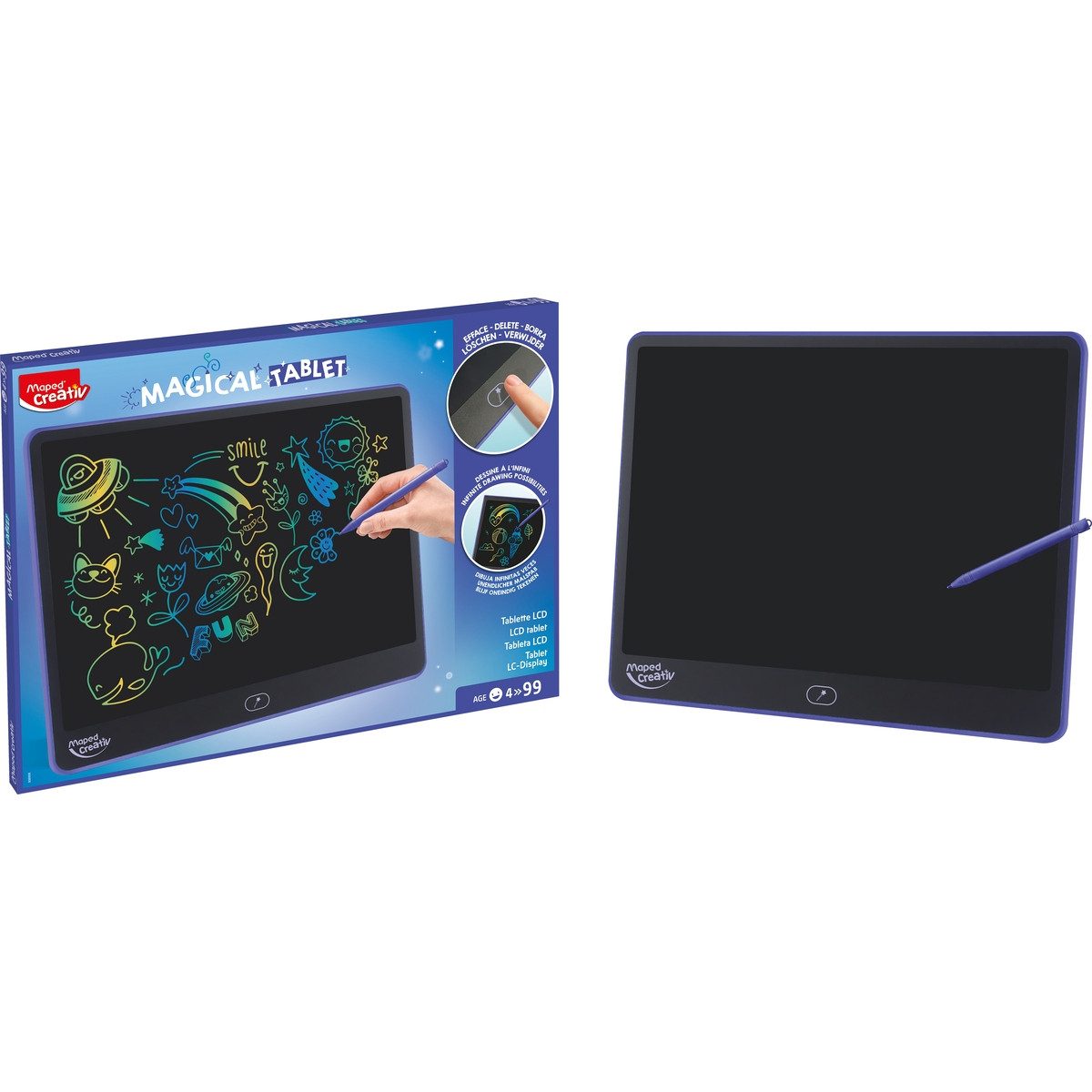 MAPED Tafel Maped Magische Tafel LCD Tablet 16 Zoll