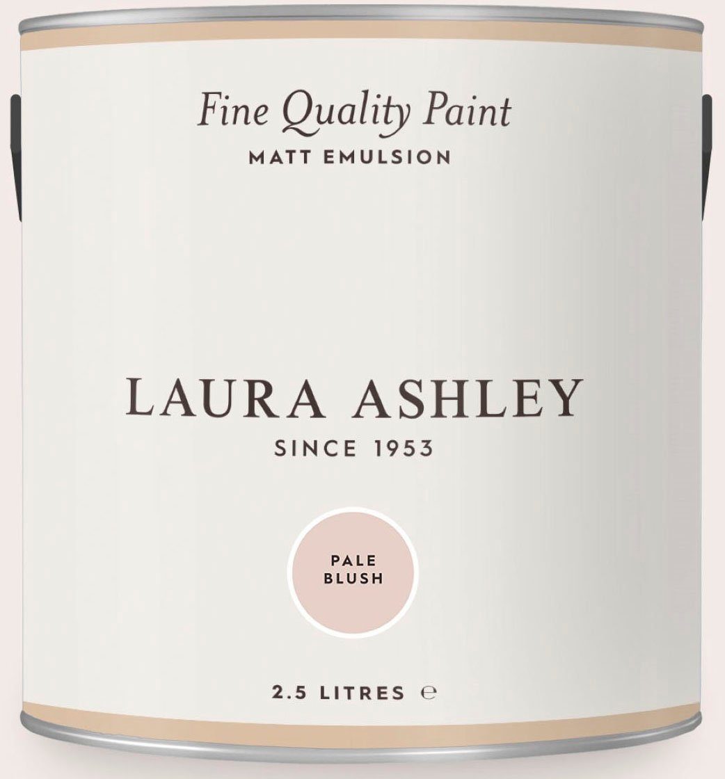 LAURA ASHLEY Wandfarbe Fine Quality Paint MATT EMULSION red shades, matt, 2,5 L Pale Blush