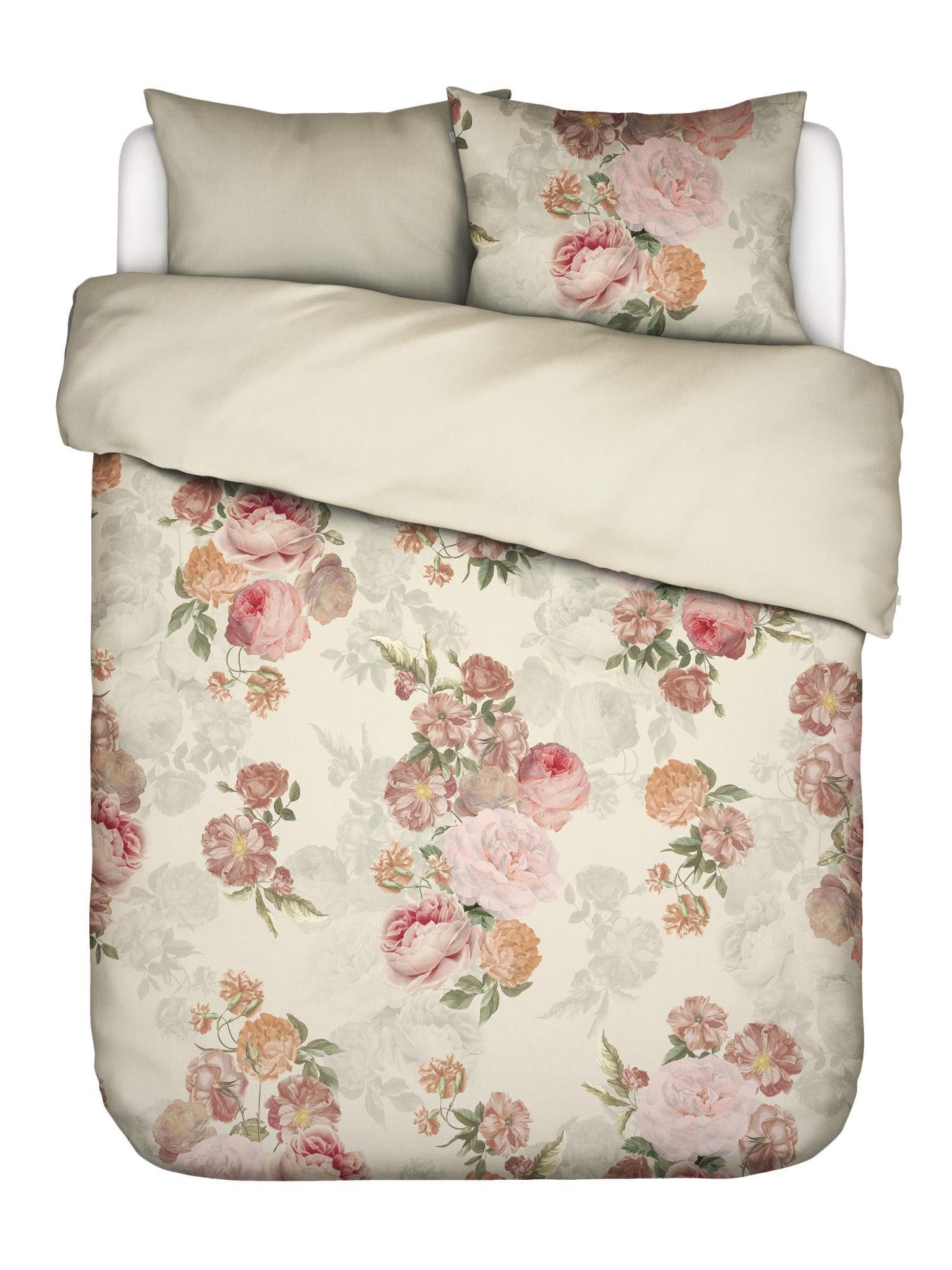 Essenza Bettwäsche Orianna, Satin, 3 teilig, mit floralem Muster