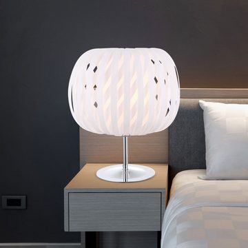 etc-shop LED Tischleuchte, Leuchtmittel inklusive, Warmweiß, Tisch Leuchte Wohn Schlaf Zimmer Beleuchtung Beistell Lese