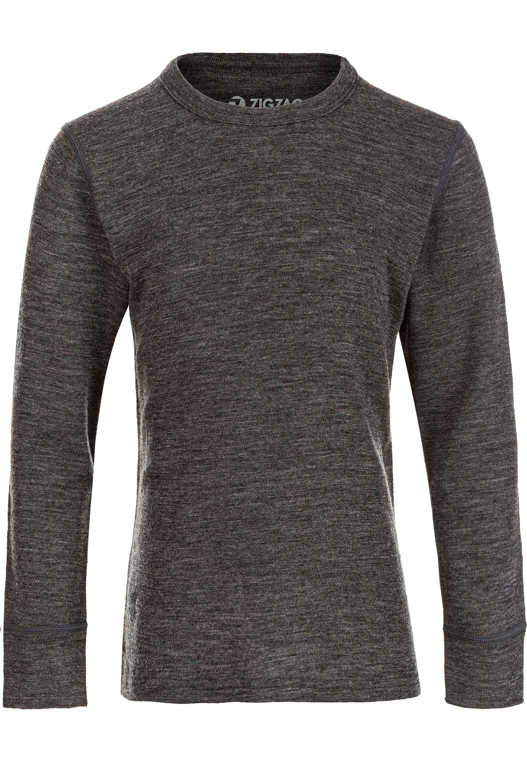 ZIGZAG Funktionsshirt WENDELL KIDS WOOL (2-tlg) mit mulesingfreier Merinowolle