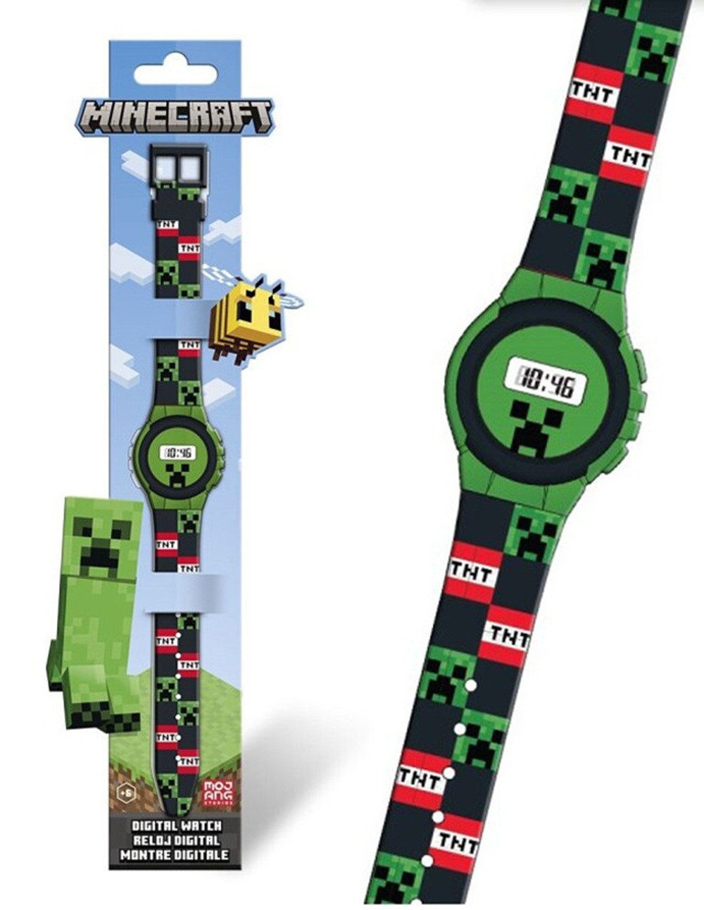 Minecraft Digitaluhr Minecraft TNT digitale Armbanduhr für Kinder, (1-tlg)