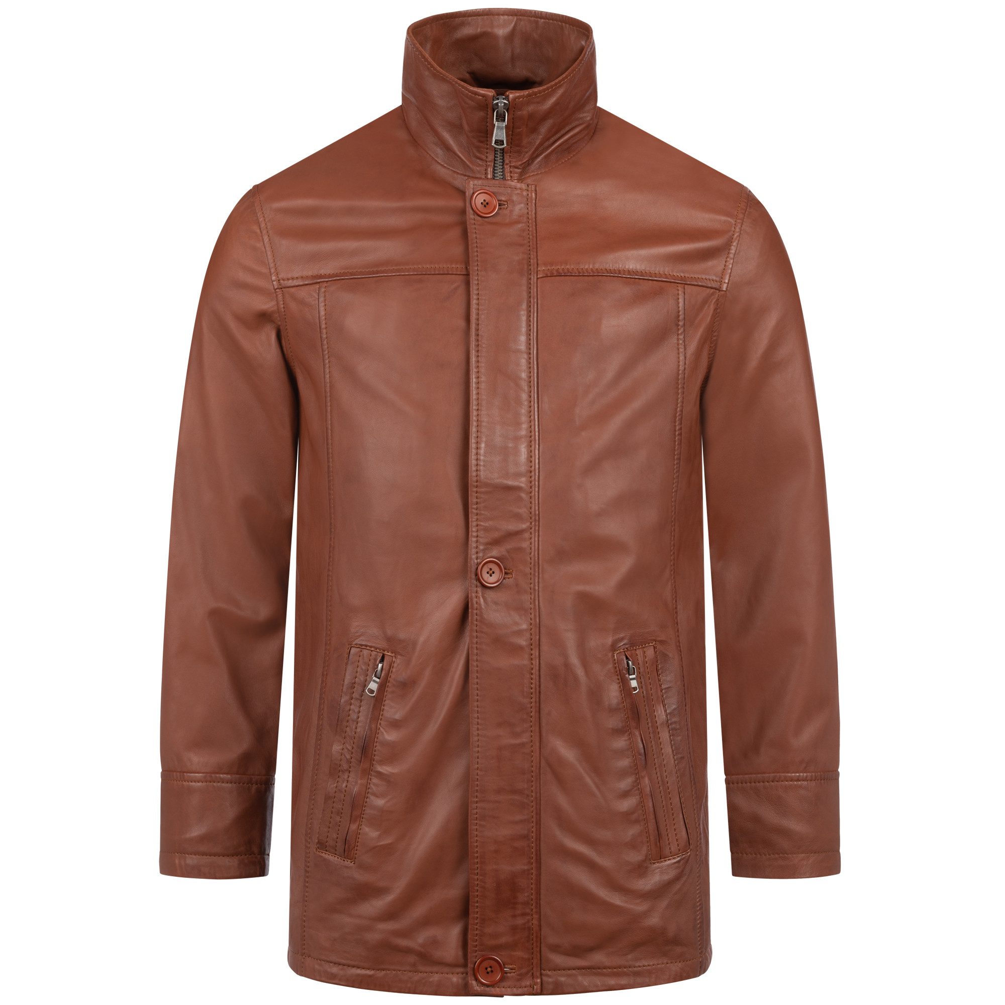 S&A Ledermoden Lederjacke Lorenzo Aus geschmeidigem Lammleder günstig online kaufen