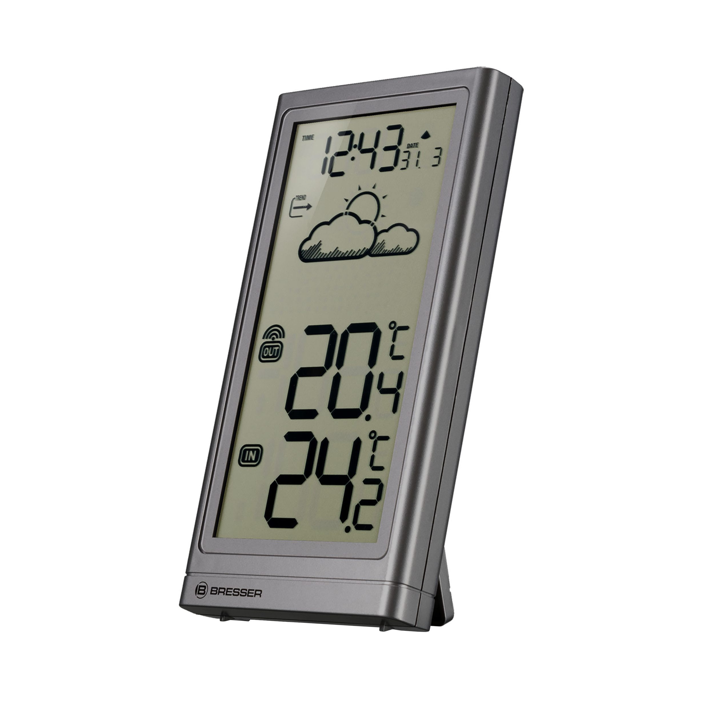 Funkwetterstation Funkwetterstation Meteo Temp Anthrazit