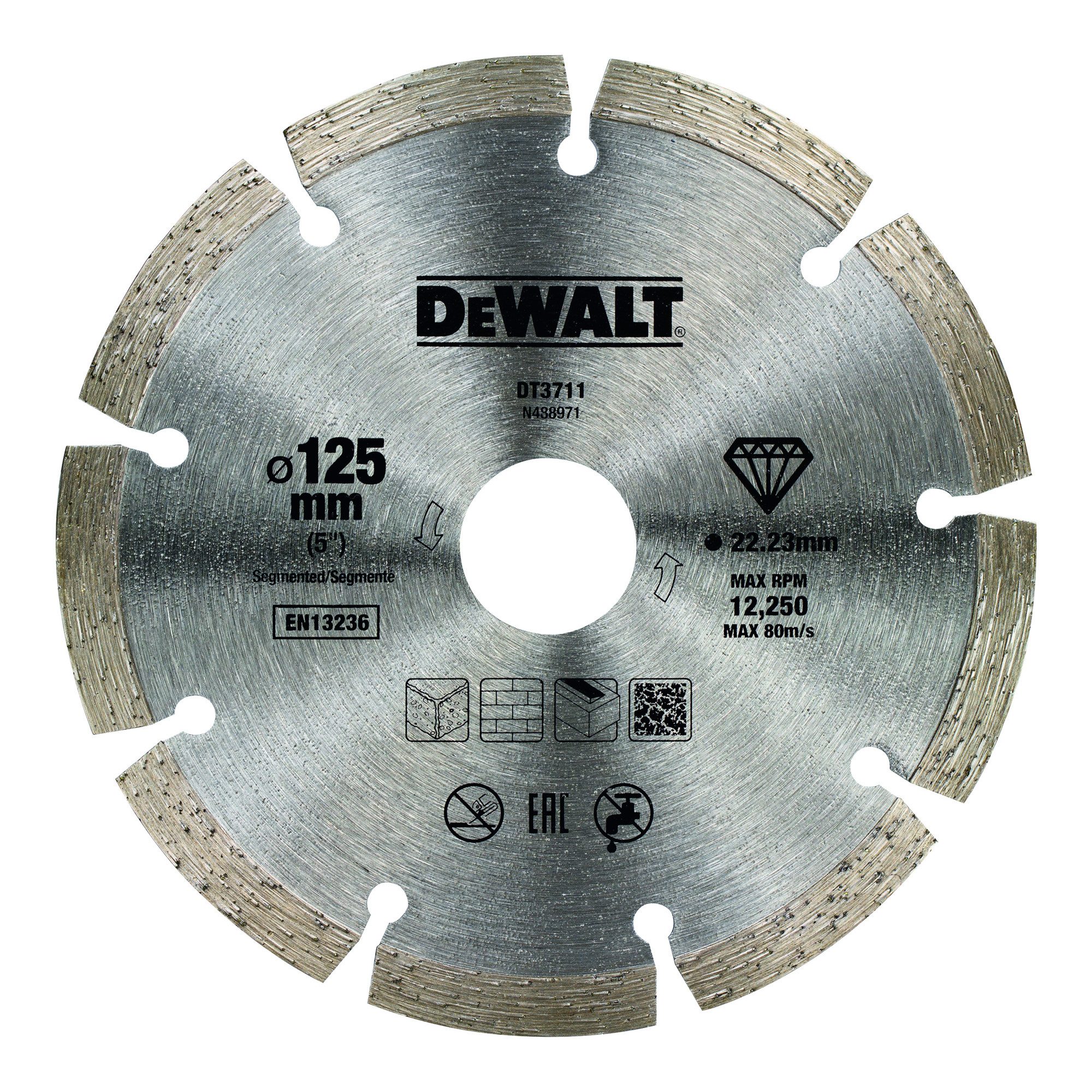 DeWalt Trennscheiben DEWALT Diamanttrennscheibe Eco1 Universal 125 mm DT3711-QZ