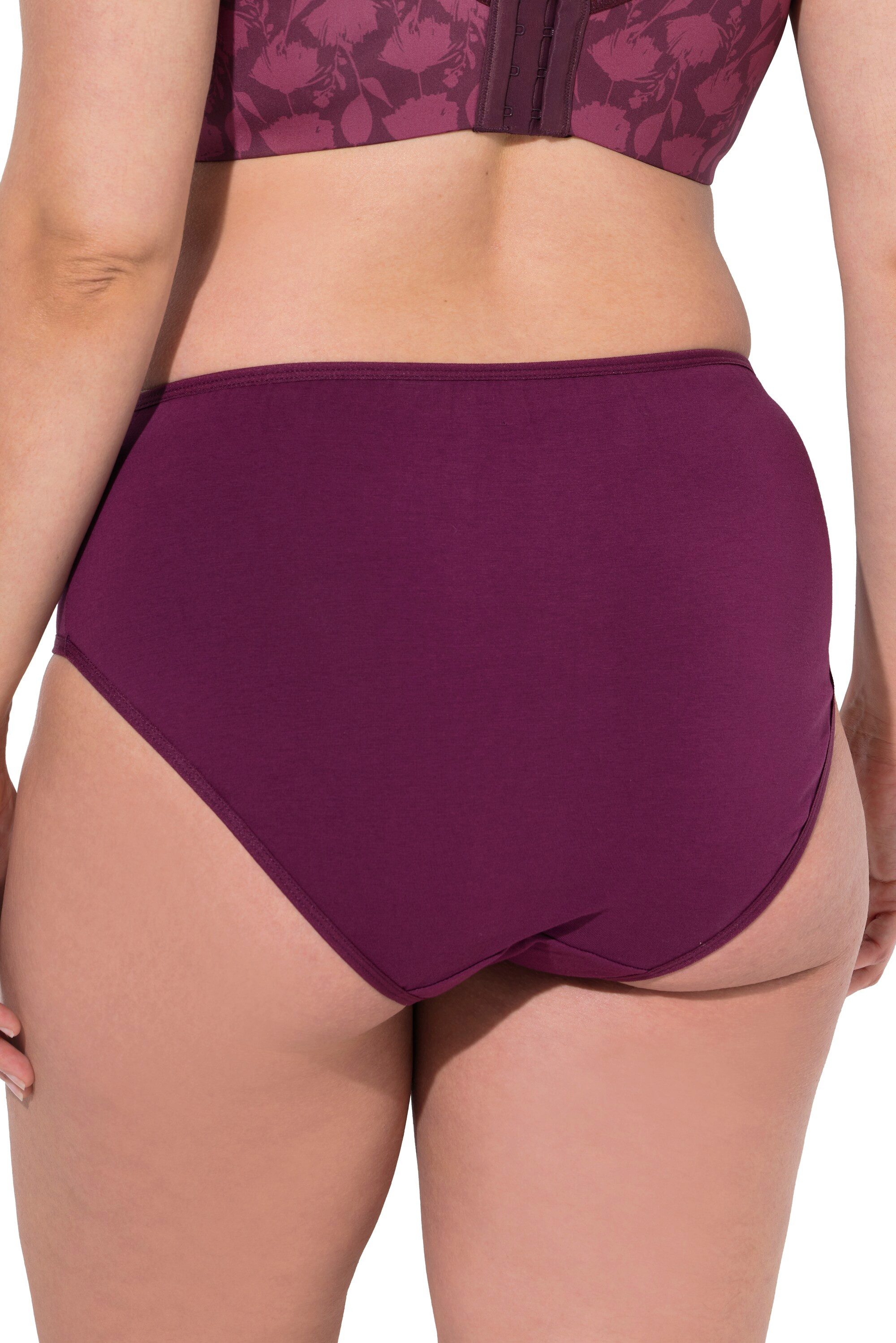 Ulla Popken Midislip Midislips 5er-Pack verschiedene Farben