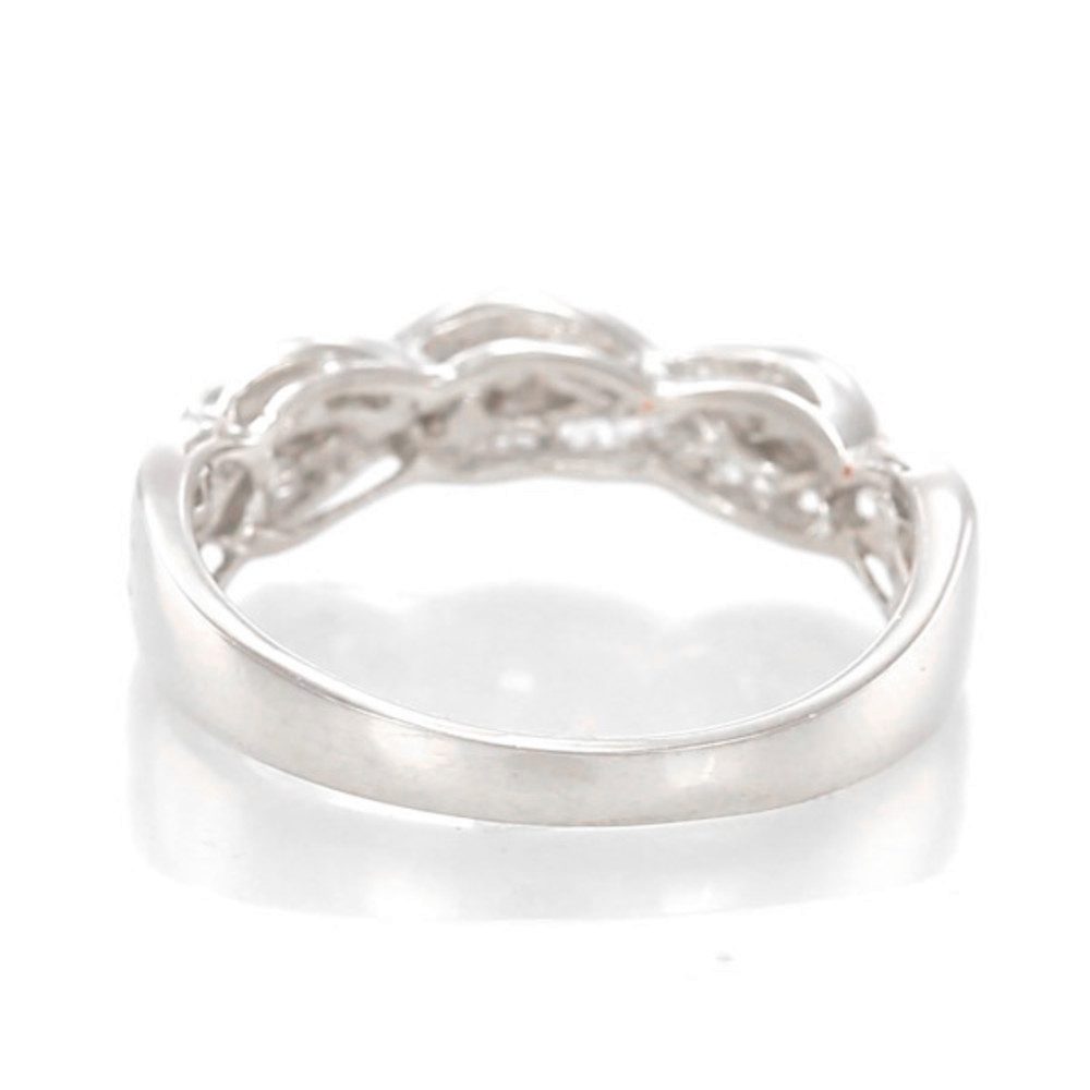Cavill Silberring Cavill Sterling Silber Ring 0,64 ct Zirkon Schleife Echtschmuck Damen (1-tlg)
