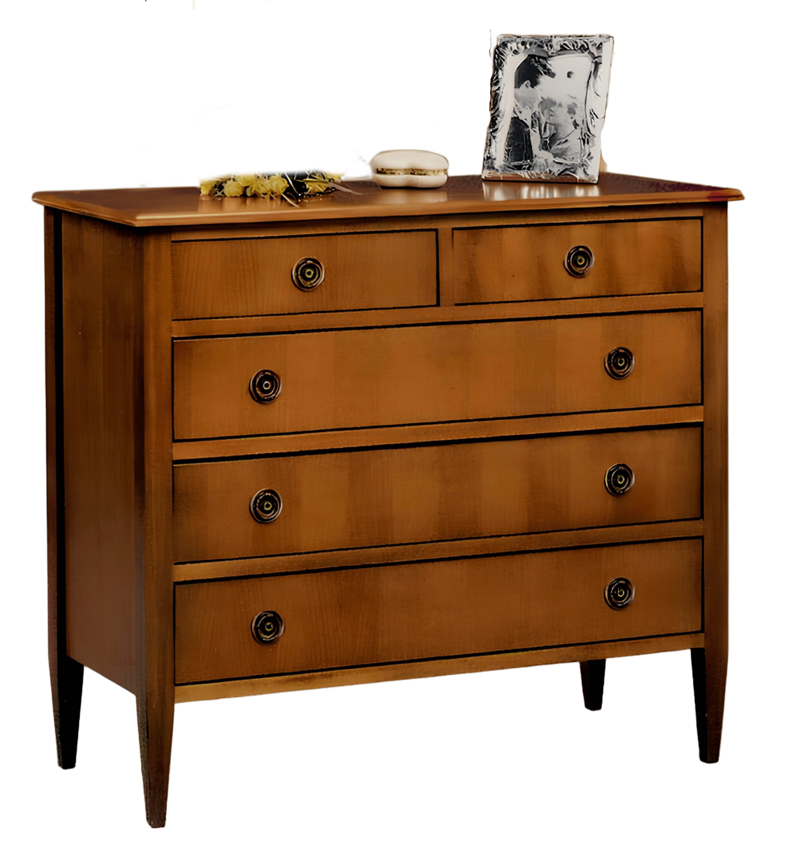 Xlmoebel Schubkastenkommode Klassische Holzkommode mit zeitlosem Design und viel Stauraum (Schubkastenkommode, 1 St., Kommode), Hergestellt in Europa