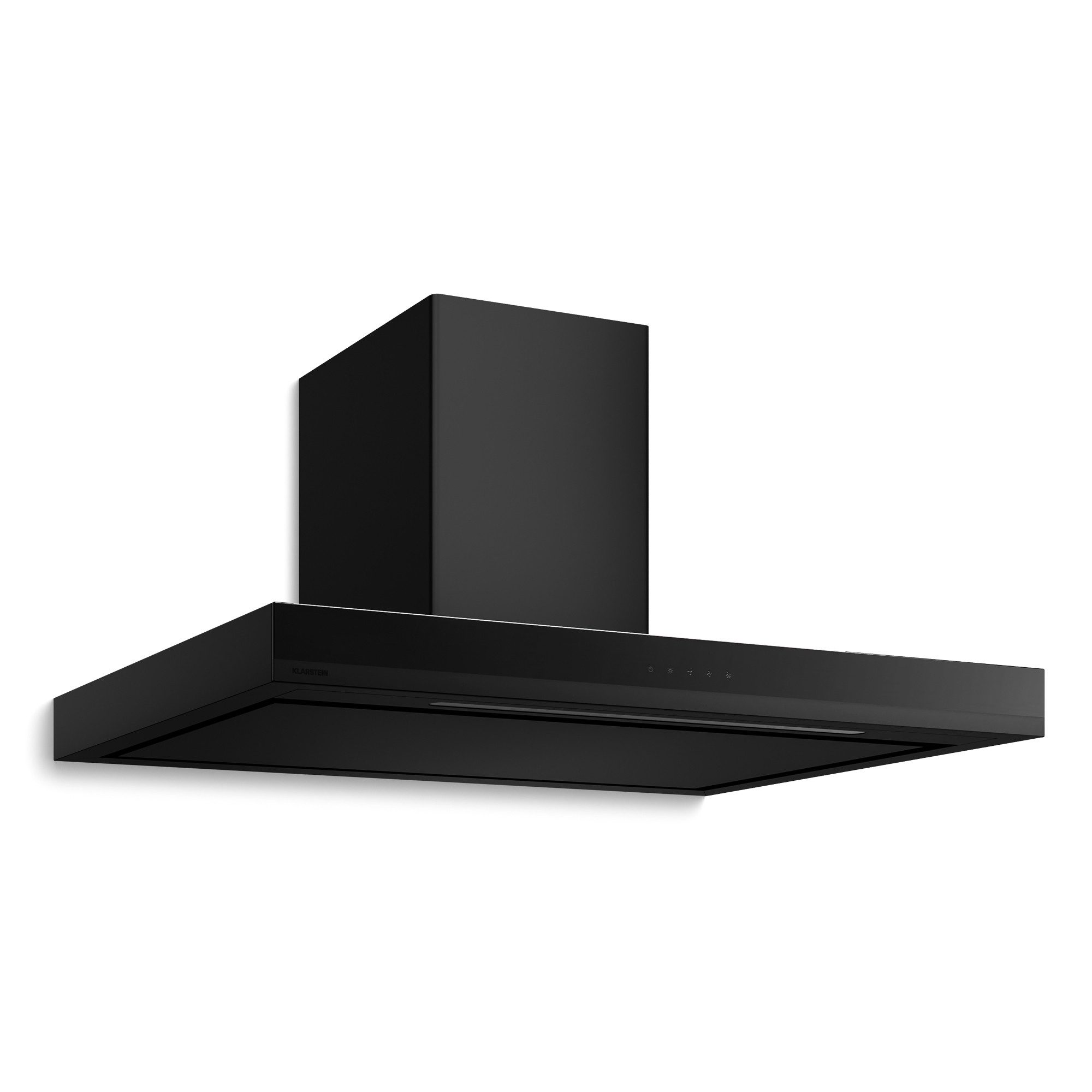 Klarstein Deckenhaube Velaire Velaire, Dunstabzugshaube Umluft Abluft Touch LED Schwarz