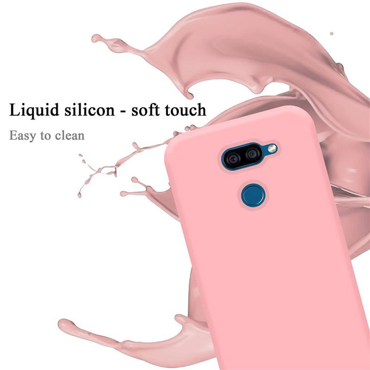 Cadorabo Handyhülle für LG K40S Hülle LG K40S, Flexible Hülle TPU Silikon Schutzhülle Back Cover Case